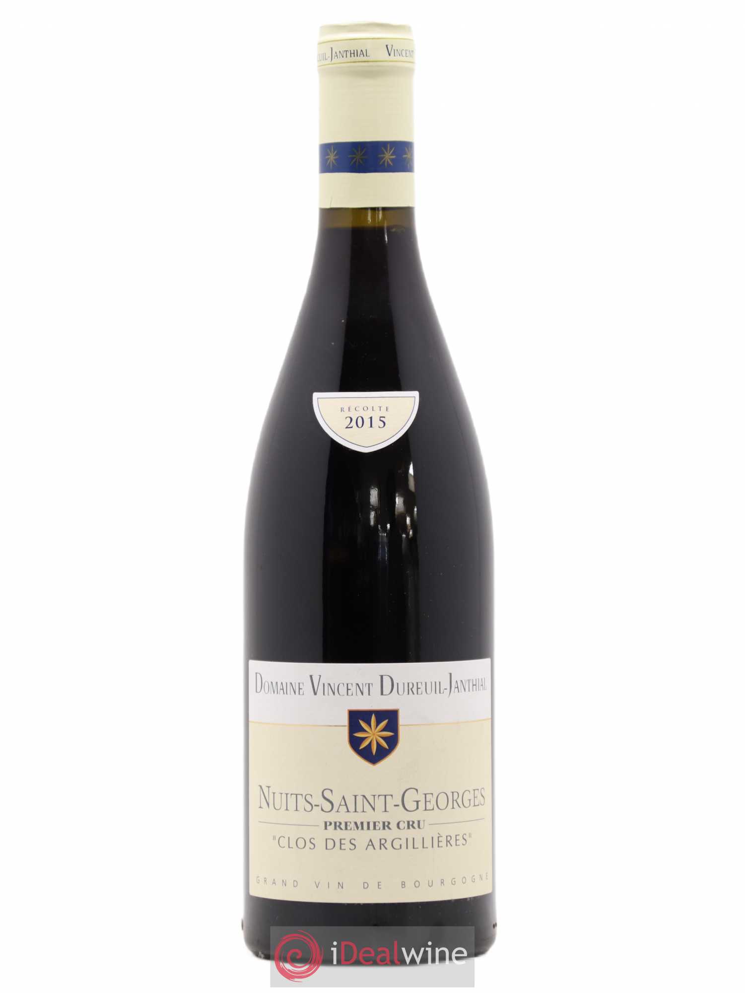 Nuits-Saint-Georges 1er Cru Clos Des Argillieres Domaine Dureuil Janthial 2015 - Posten von 1 Flasche - 0