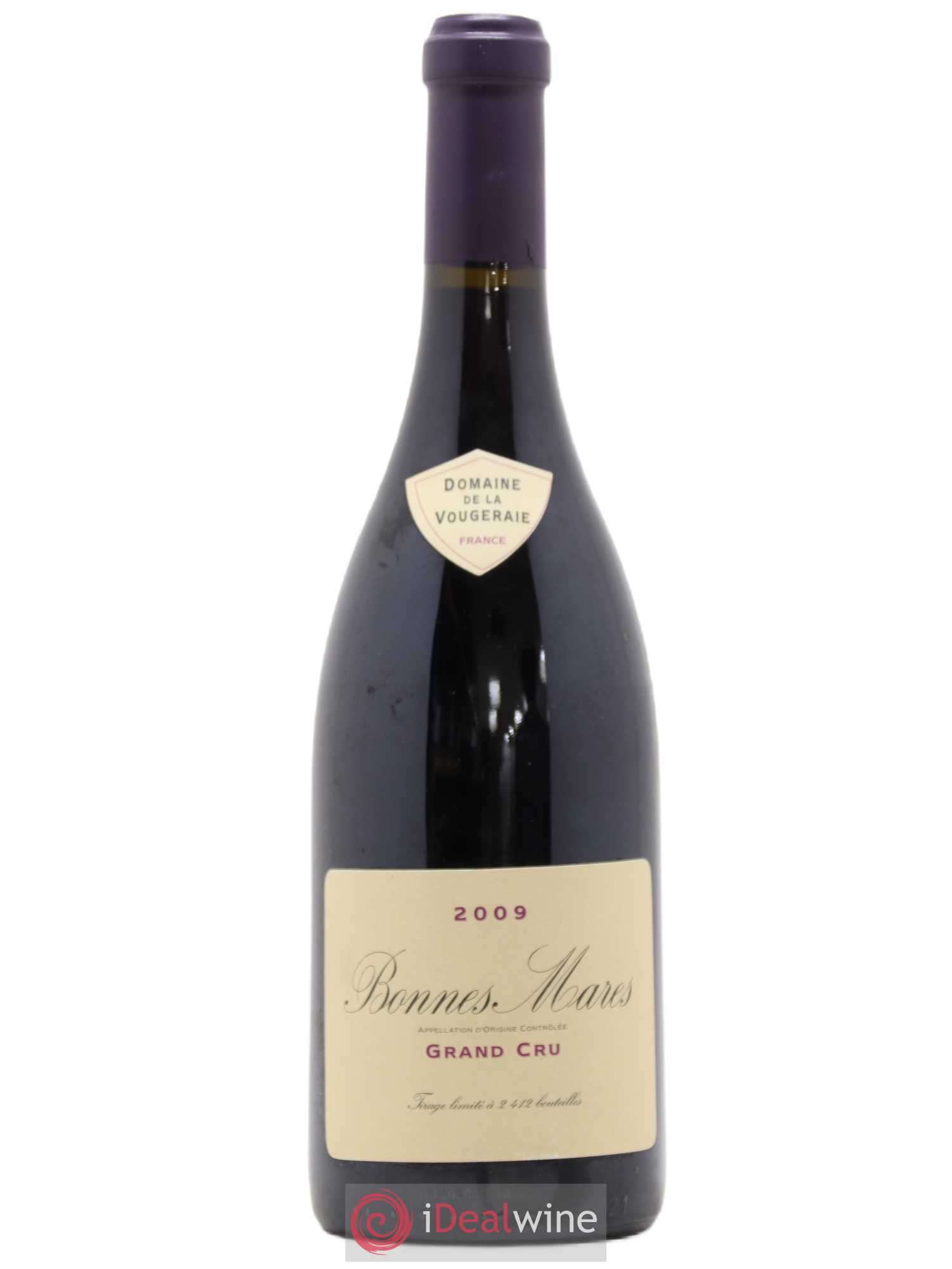Bonnes-Mares Grand Cru La Vougeraie 2009 - Lot de 1 bouteille - 0