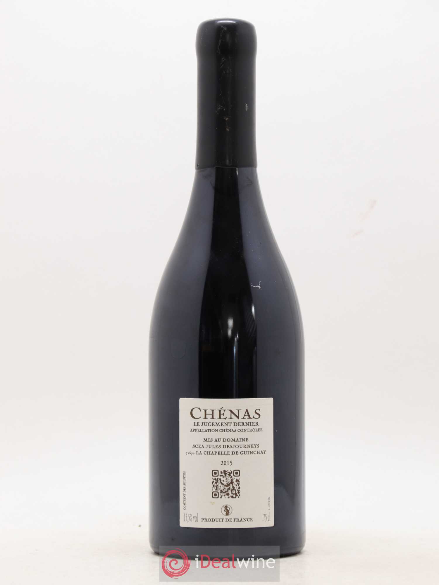 Chénas Le Jugement Dernier Jules Desjourneys 2015 - Lot de 1 bouteille - 1