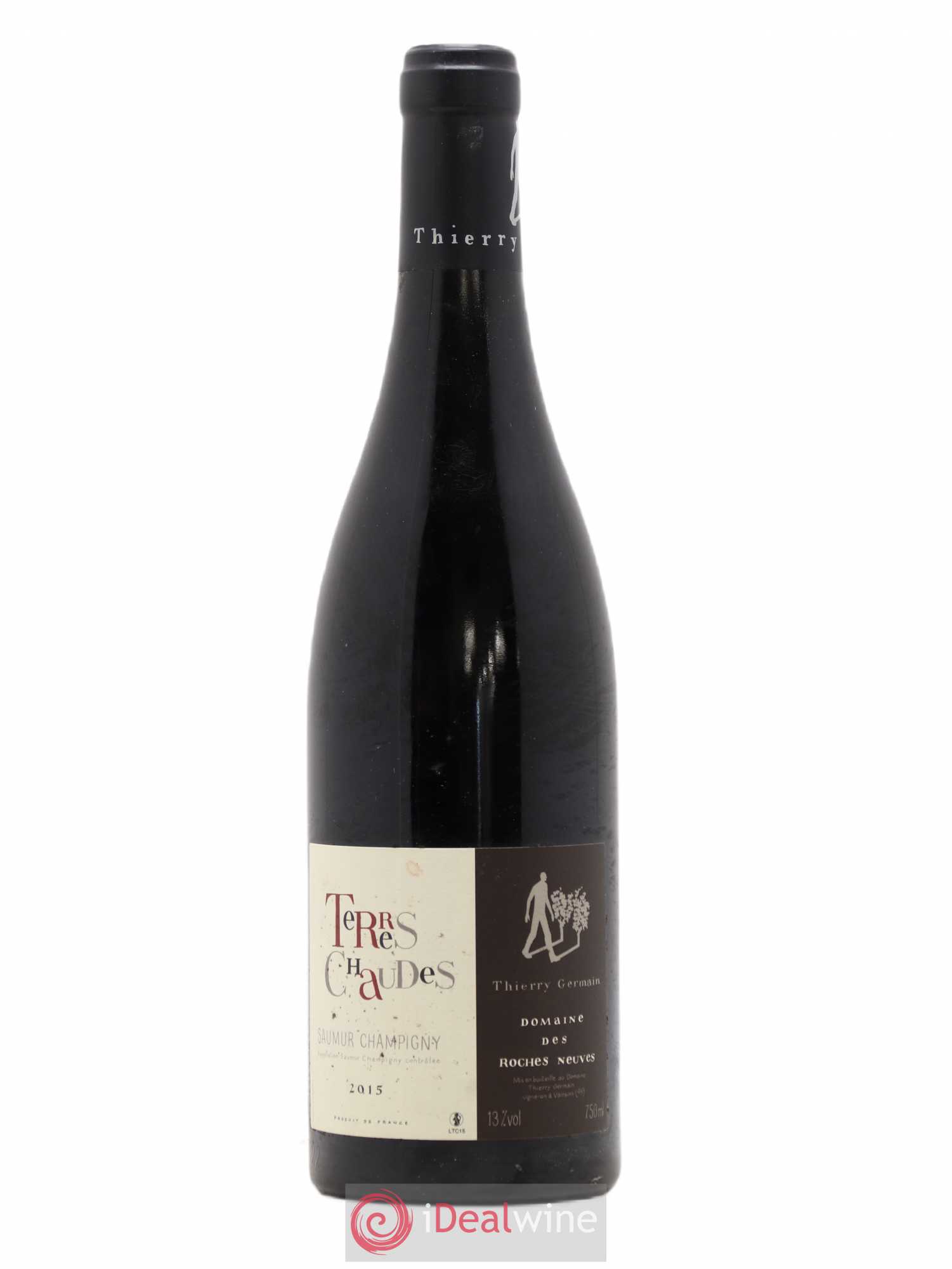 Saumur-Champigny Terres Chaudes Domaine des Roches Neuves - Thierry Germain 2015 - Lot de 1 bouteille - 0