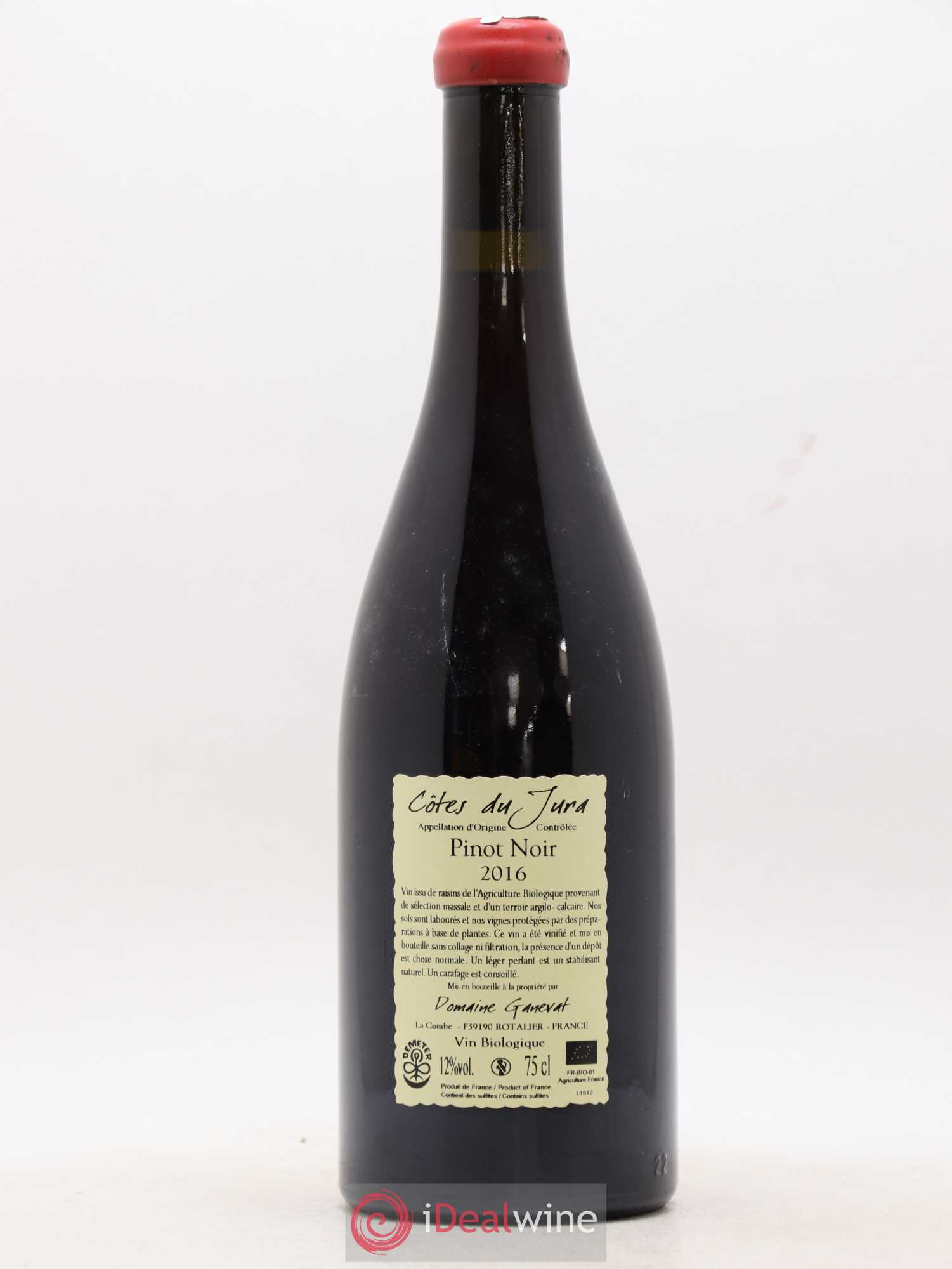 Côtes du Jura Cuvée Julien Jean-François Ganevat (Domaine) 2016 - Lot de 1 bouteille - 1