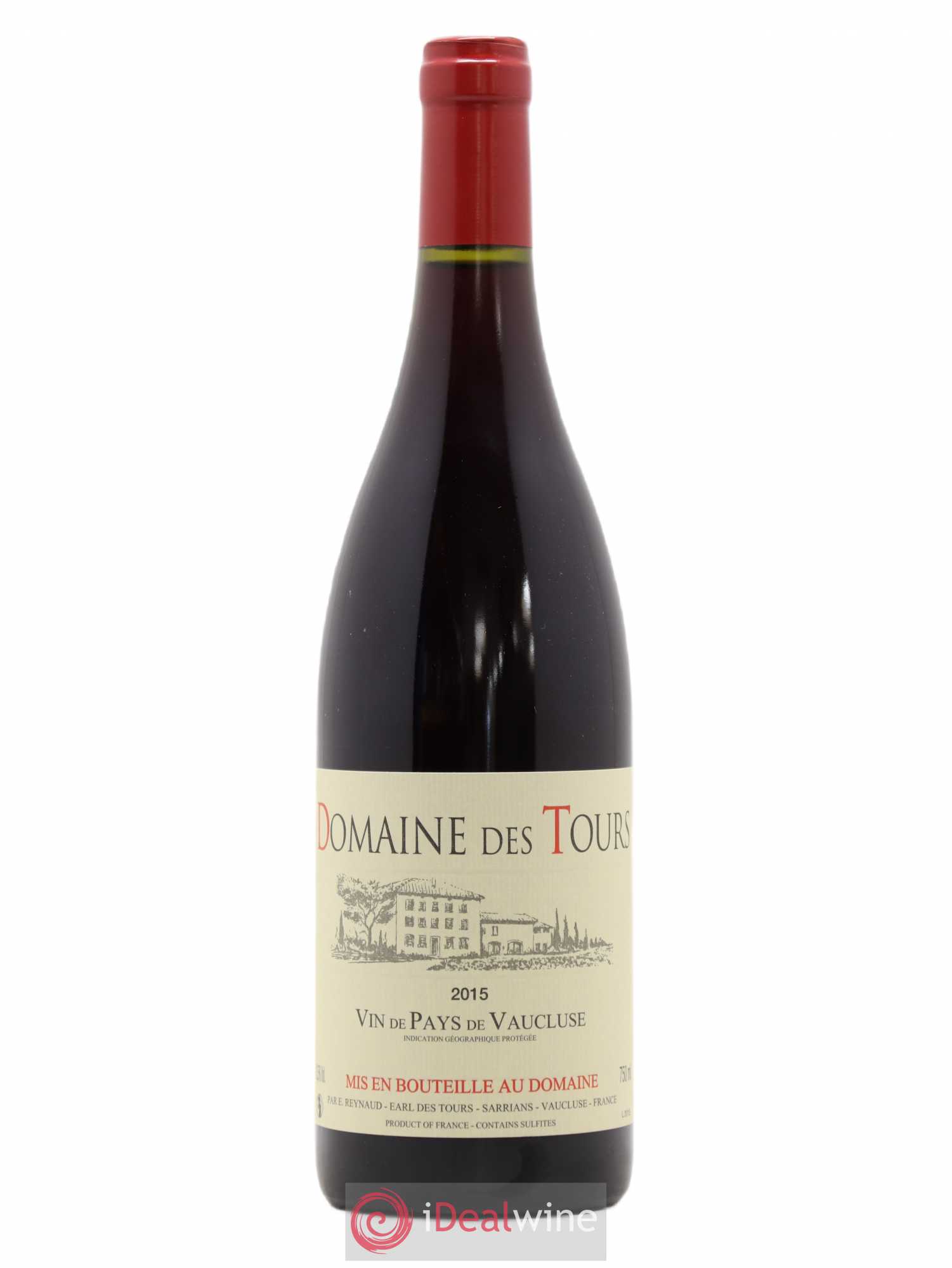 Vaucluse (Vin de Pays de Vaucluse) Domaine des Tours Emmanuel Reynaud 2015 - Lot de 1 bouteille - 0