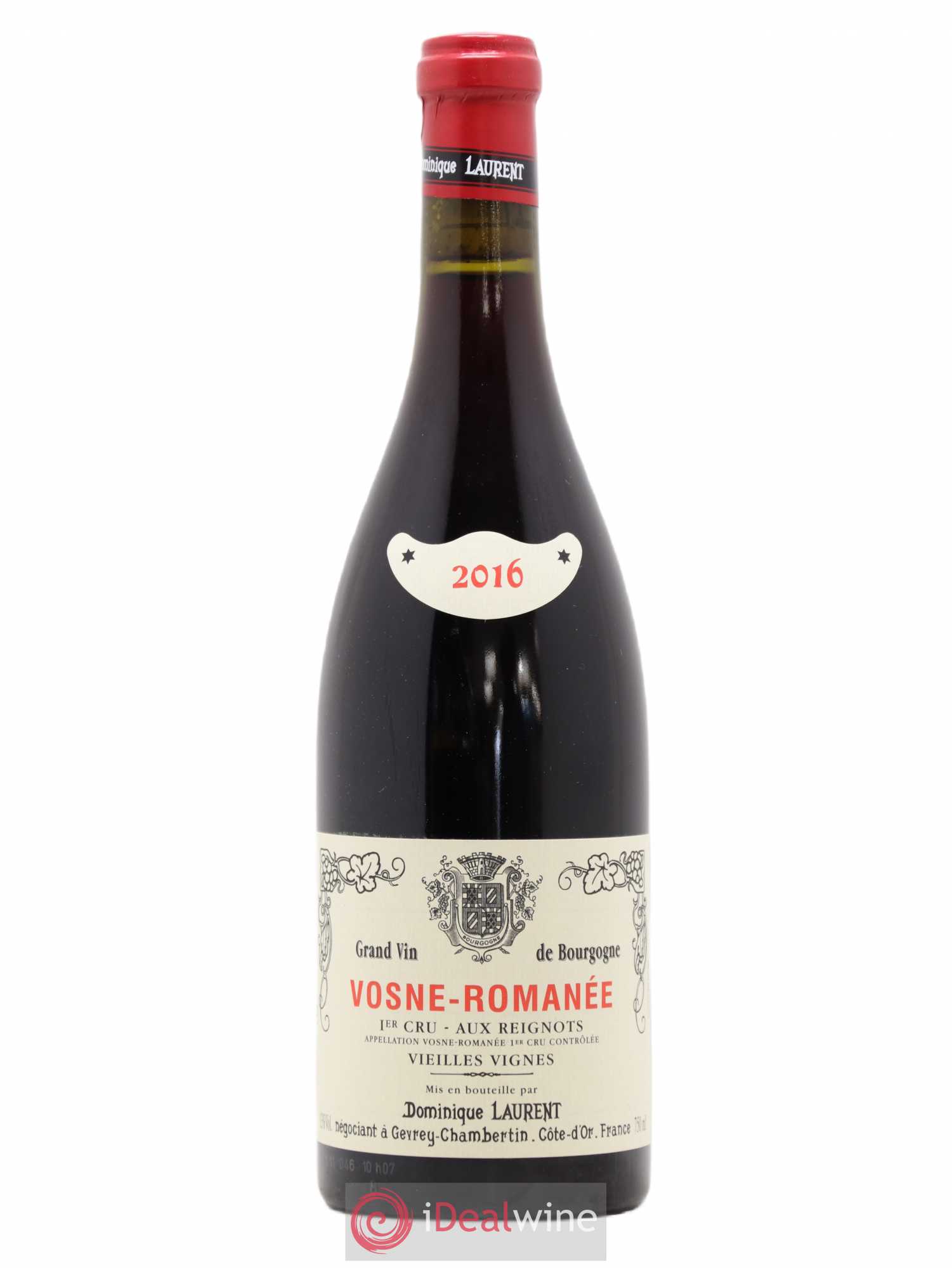 Vosne-Romanée 1er Cru Aux Reignots Vielles Vignes Dominique Laurent 2016 - Lot de 1 bouteille - 0