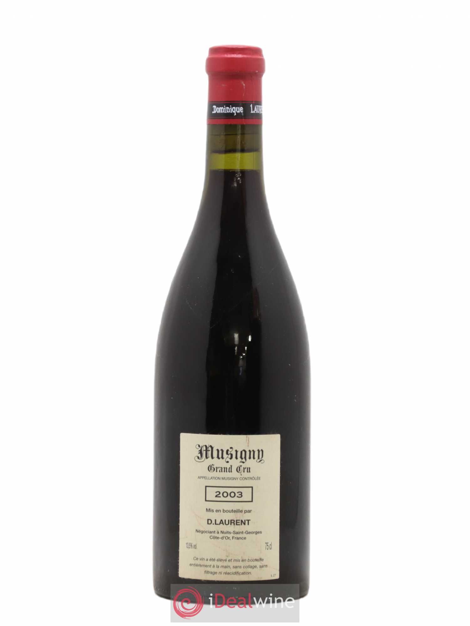 Musigny Grand Cru Grande Cuvée Vieilles Vignes Dominique Laurent 2003 - Lot de 1 bouteille - 1