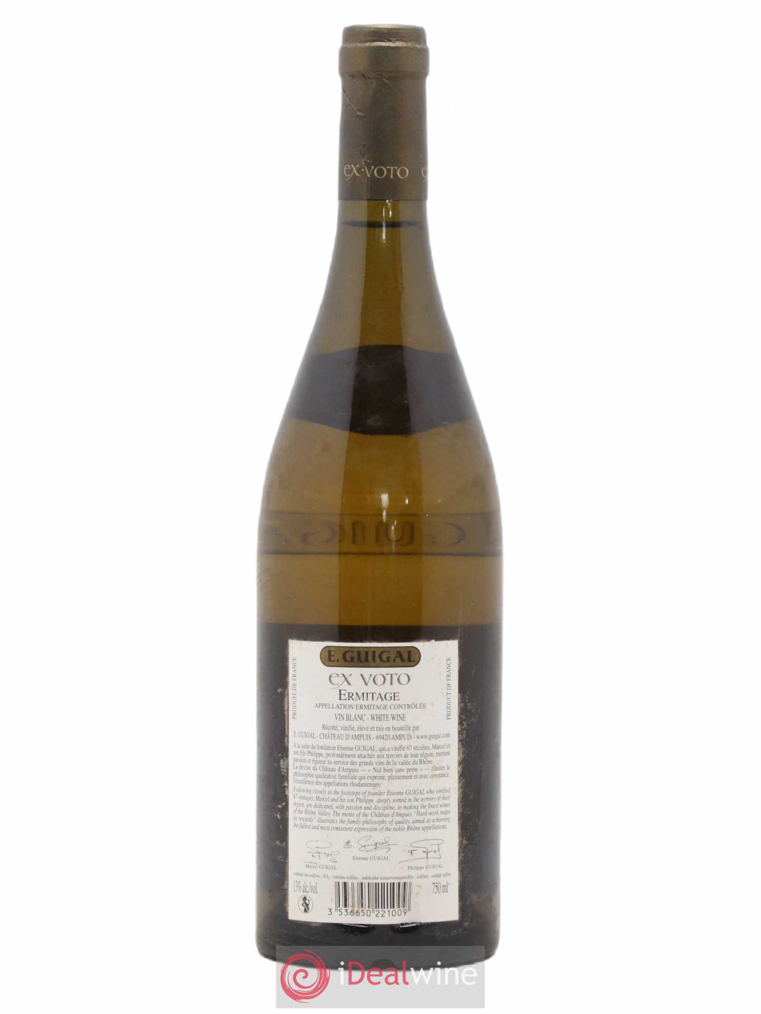 Ermitage Ex Voto Guigal 2007 - Lot de 1 bouteille - 1