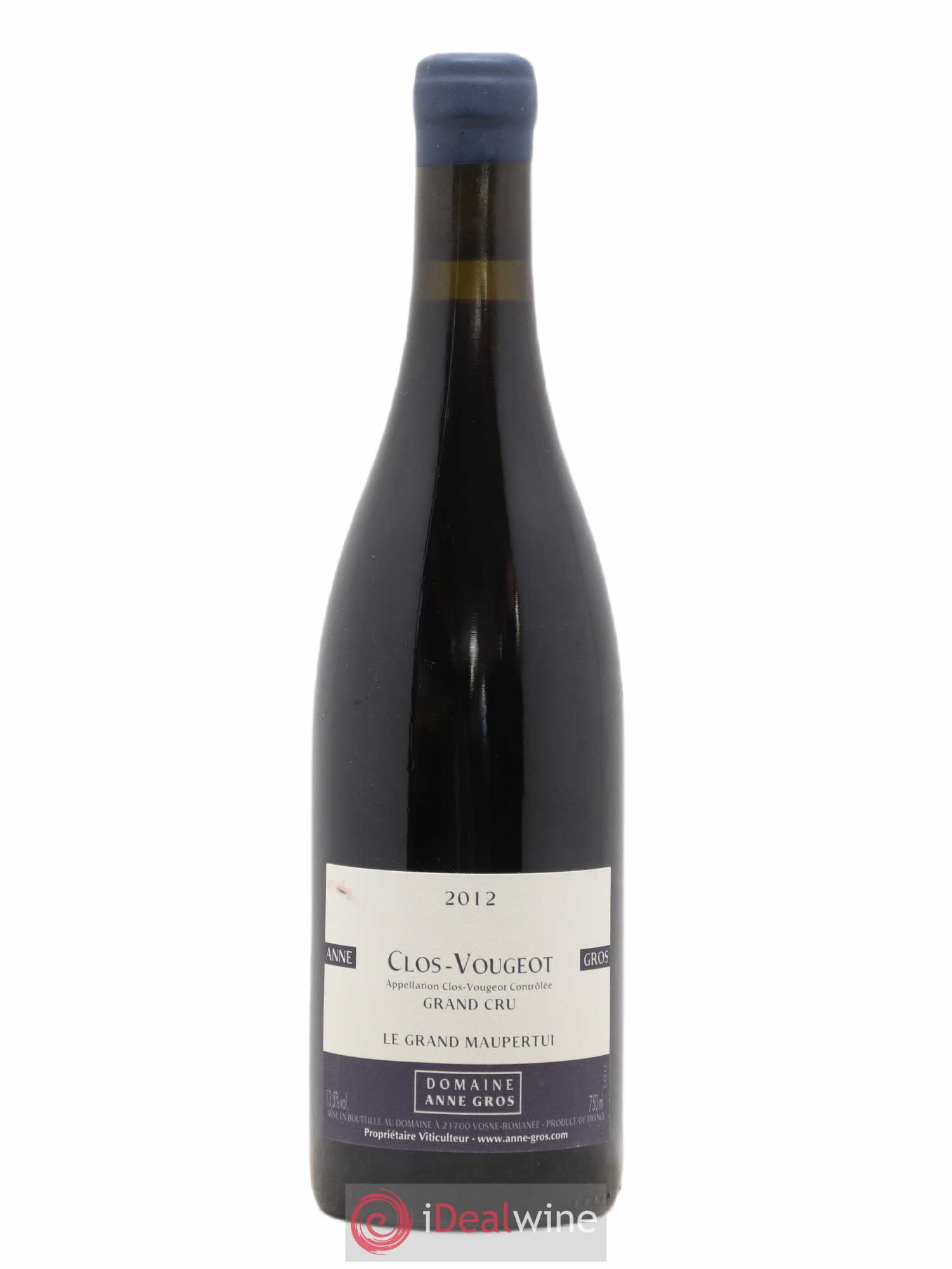 Clos de Vougeot Grand Cru Le Grand Maupertui Anne Gros 2012 - Lot de 1 bouteille - 0