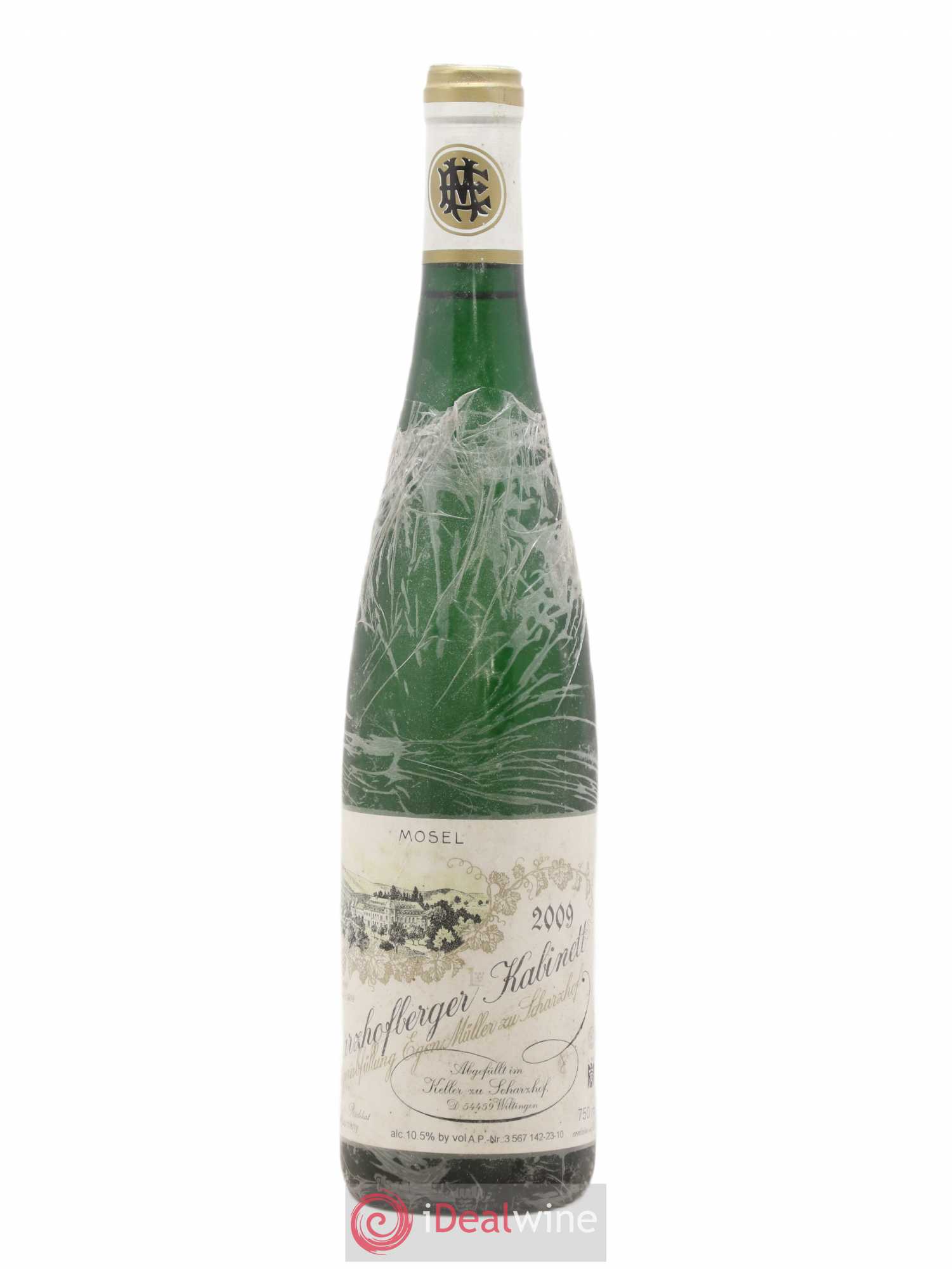 Riesling Scharzhofberger Kabinett Egon Muller 2009 - Lot de 1 bouteille - 0