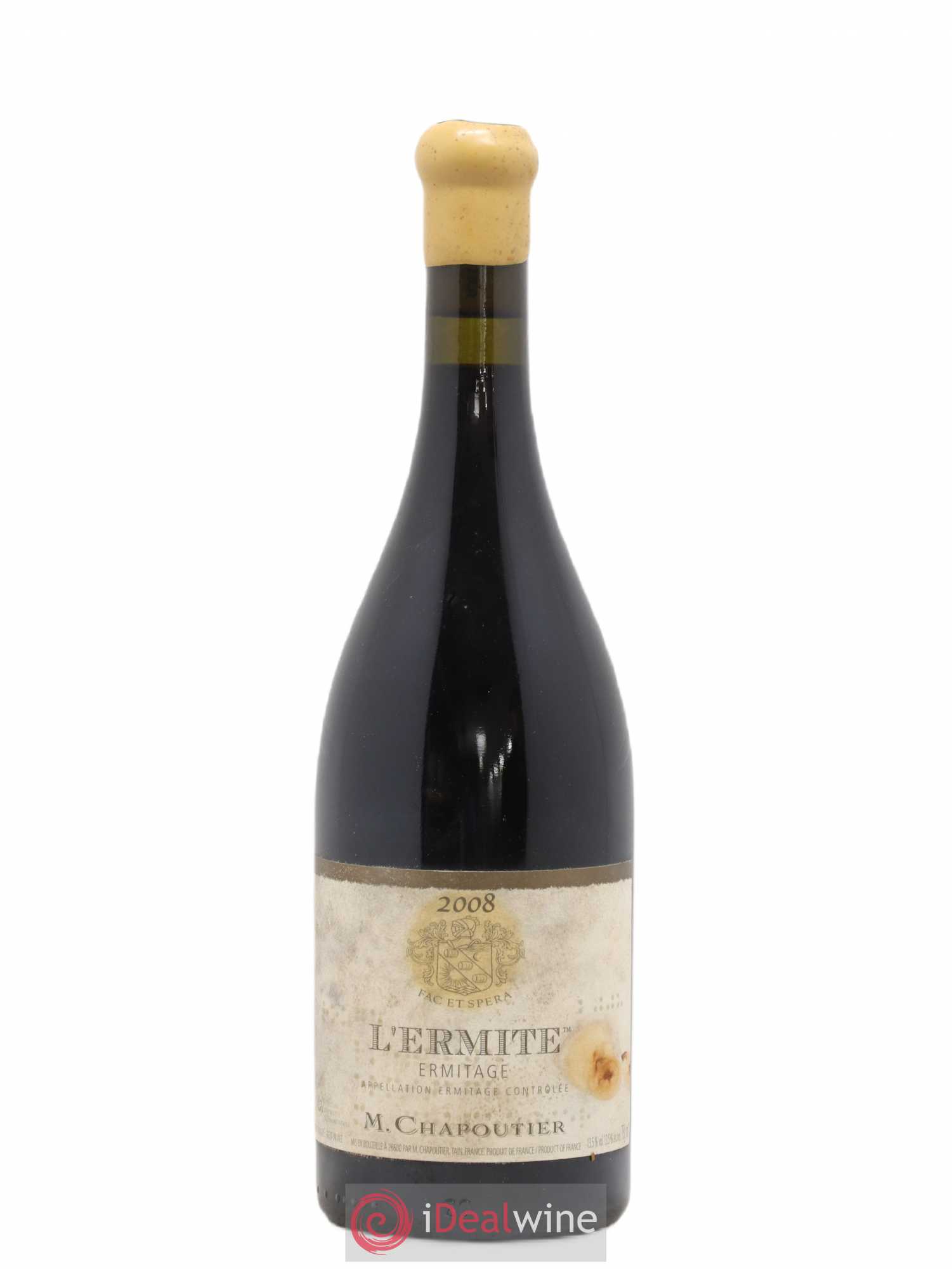 Hermitage Ermitage l'Ermite Chapoutier 2008 - Lot de 1 bouteille - 0