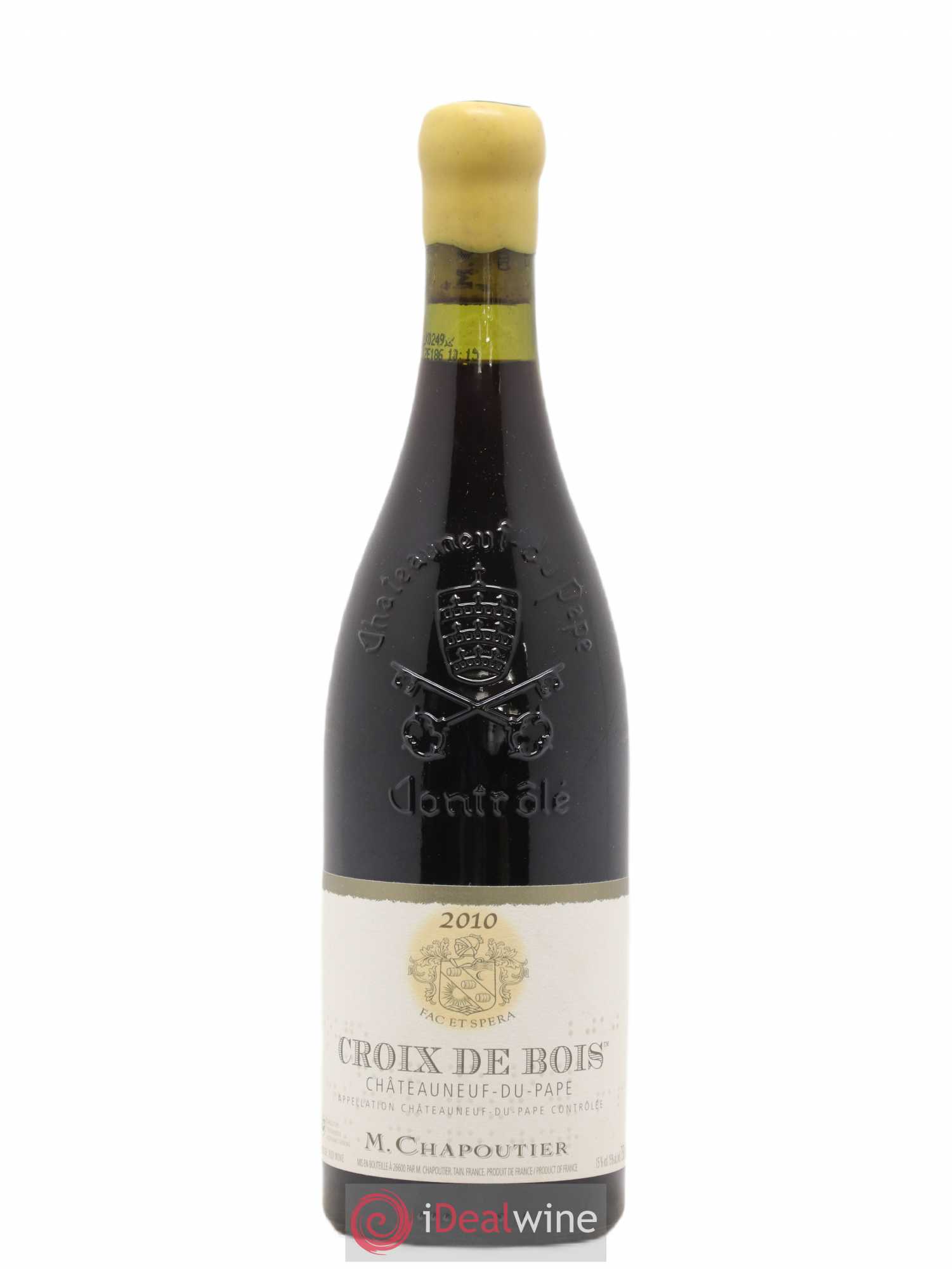 Châteauneuf-du-Pape Croix de Bois Chapoutier 2010 - Lot de 1 bouteille - 0