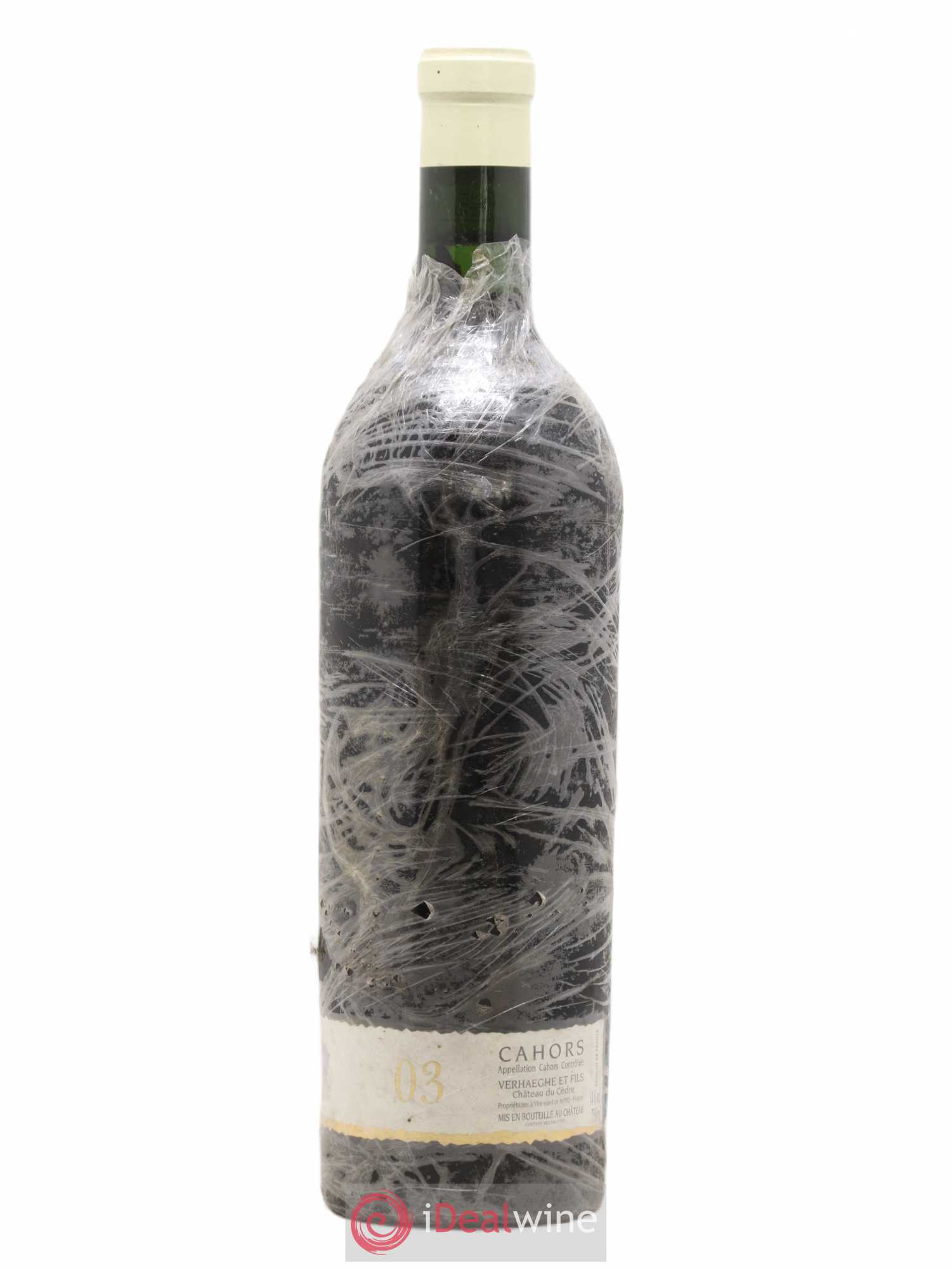 Cahors Château du Cèdre GC Pascal et Jean-Marc Verhaeghe 2003 - Lot de 1 bouteille - 1