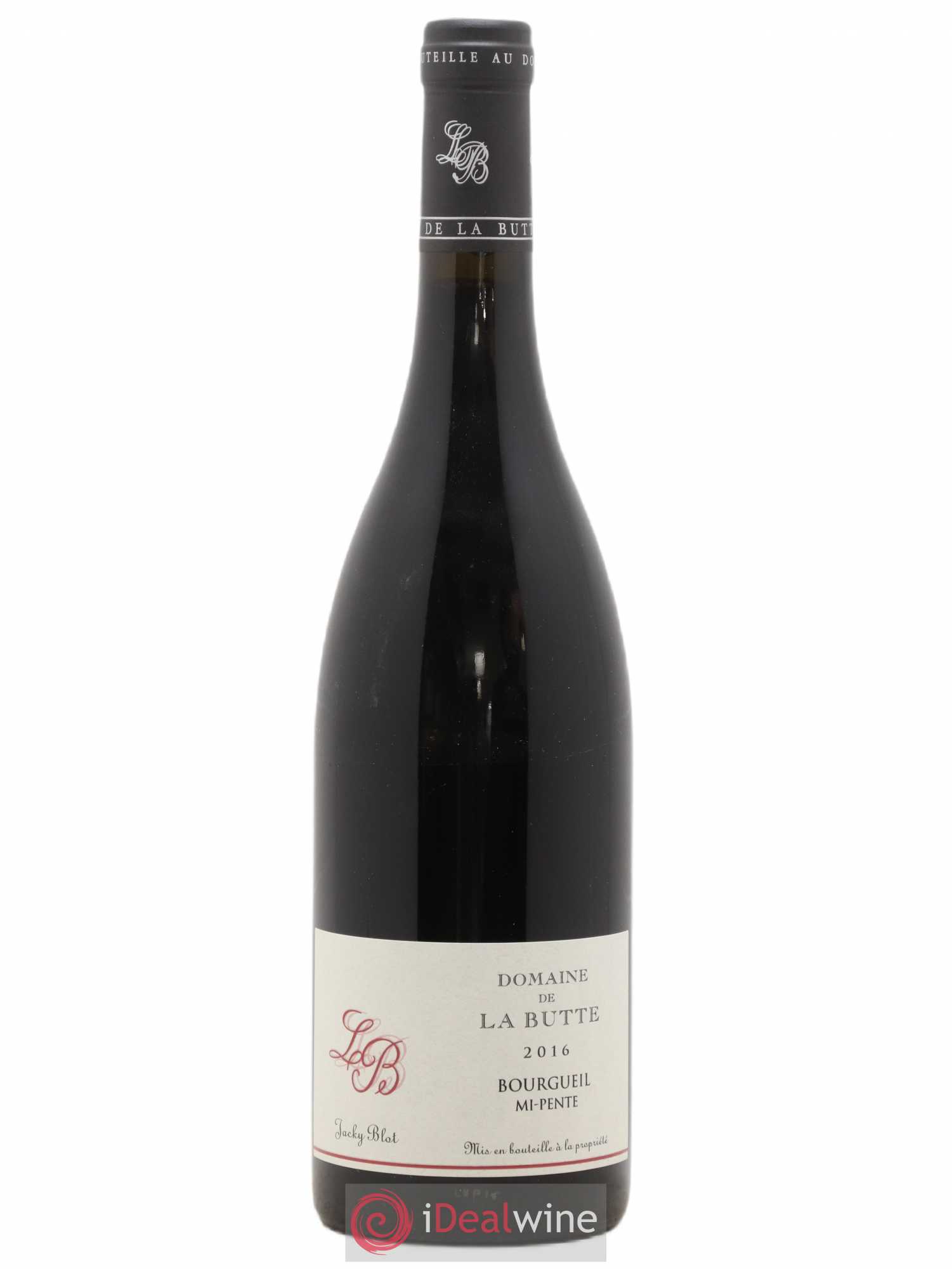 Bourgueil Mi-Pente Domaine de La Butte - Jacky Blot 2016 - Lot de 1 bouteille - 0