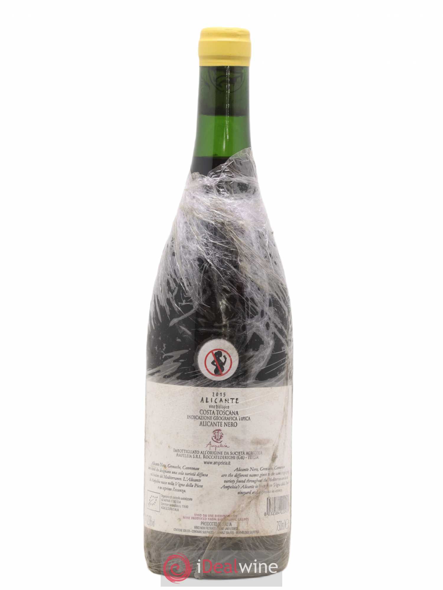 Toscana IGT Ampeleia Alicante Elisabetta Foradori 2015 - Lot de 1 bouteille - 1