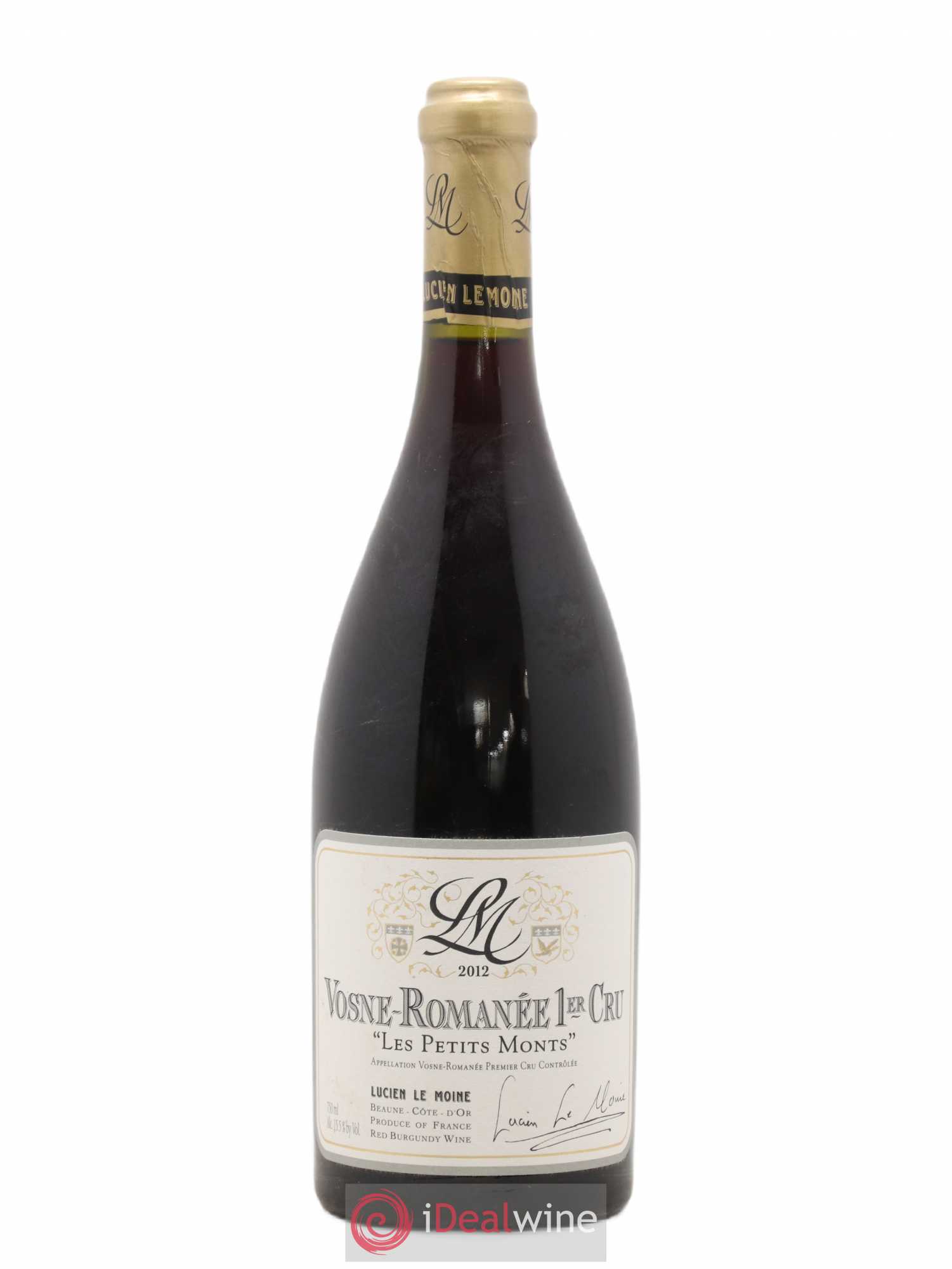Vosne-Romanée 1er Cru Les Petits Monts Lucien Le Moine 2012 - Posten von 1 Flasche - 0