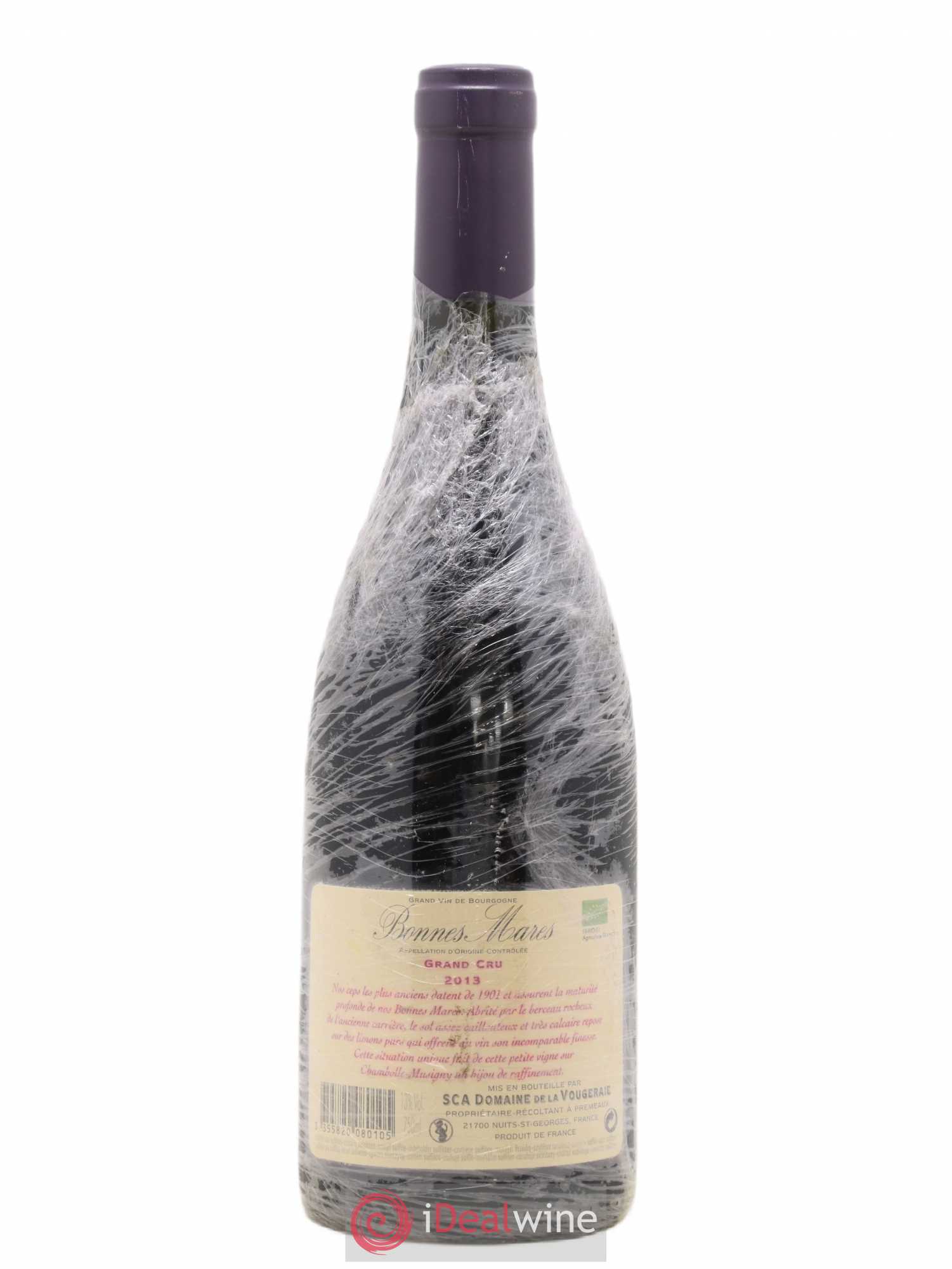 Bonnes-Mares Grand Cru La Vougeraie 2013 - Lot de 1 bouteille - 1