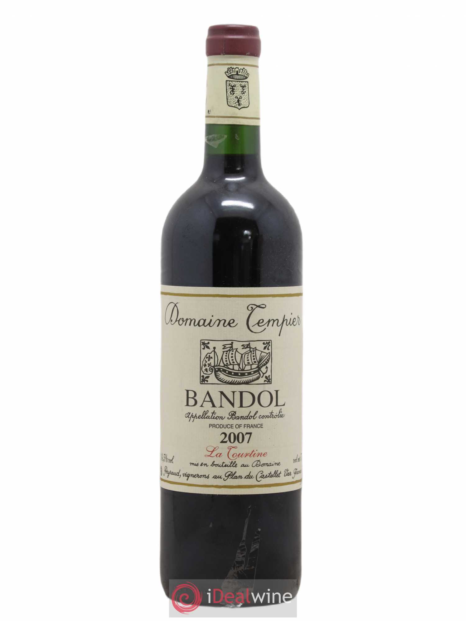 Bandol Domaine Tempier La Tourtine Famille Peyraud 2007 - Lot de 1 bouteille - 0