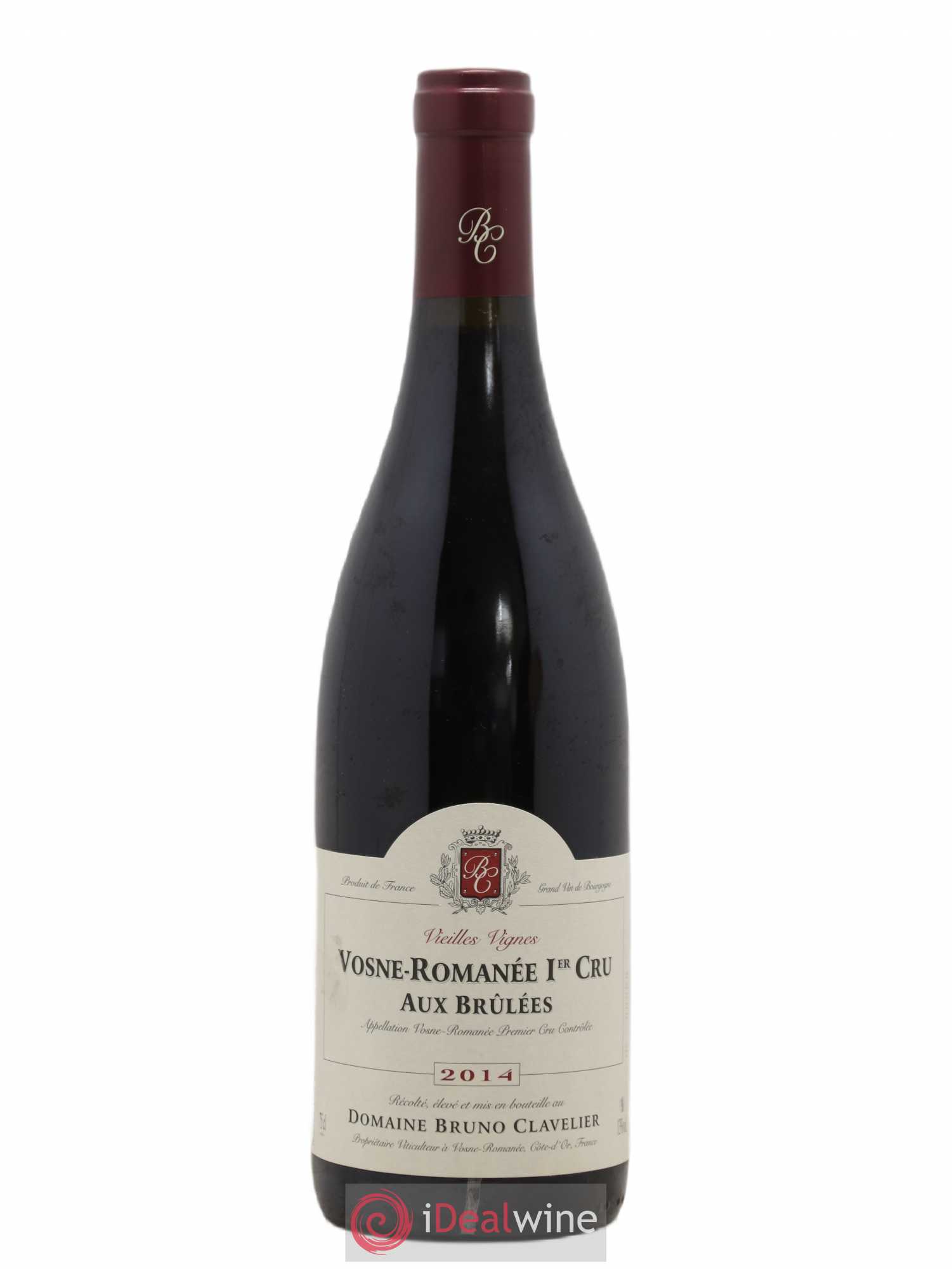 Vosne-Romanée 1er Cru Aux Brulées Vieilles Vignes Bruno Clavelier 2014 - Lot de 1 bouteille - 0