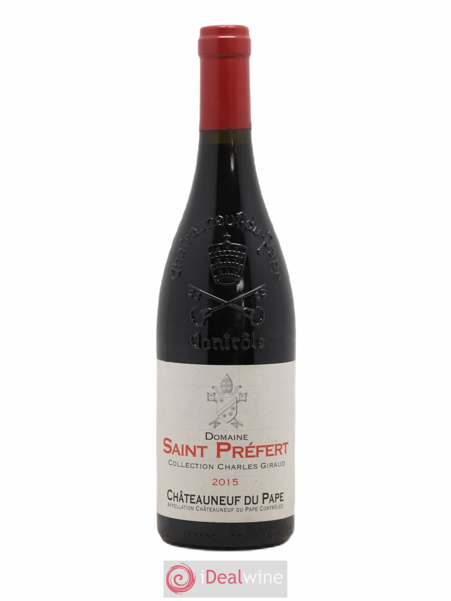 Châteauneuf-du-Pape Collection Charles Giraud Domaine Saint-Préfert 2015 - Lot de 1 bouteille - 0