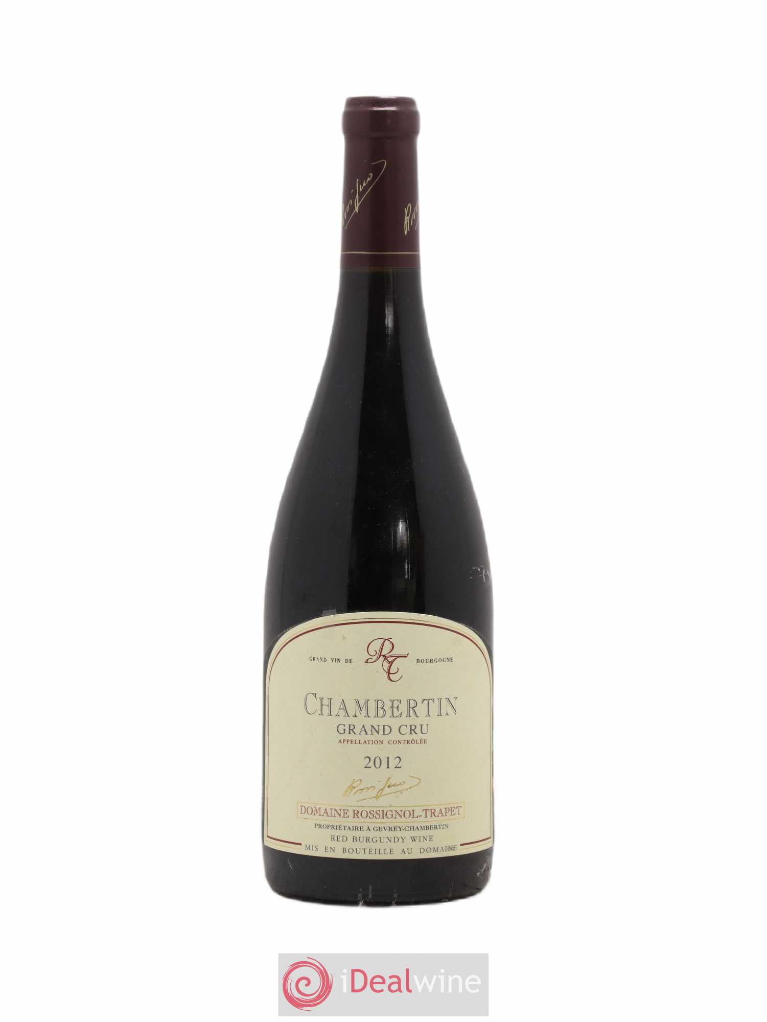 Chambertin Grand Cru Rossignol-Trapet (Domaine) 2012 - Lot de 1 bouteille - 0