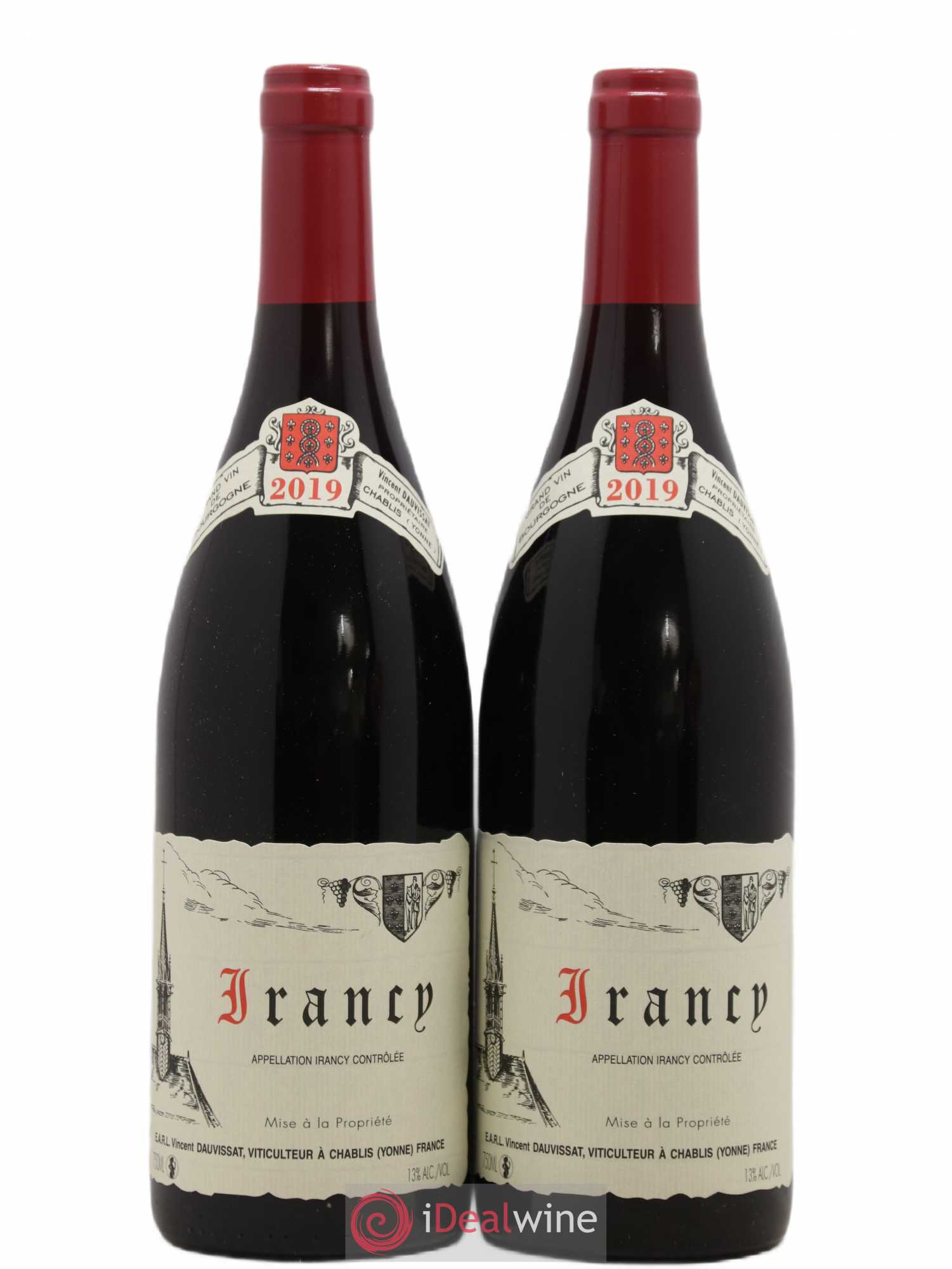 Irancy Vincent Dauvissat (Domaine) 2019 - Lot de 2 bouteilles - 0
