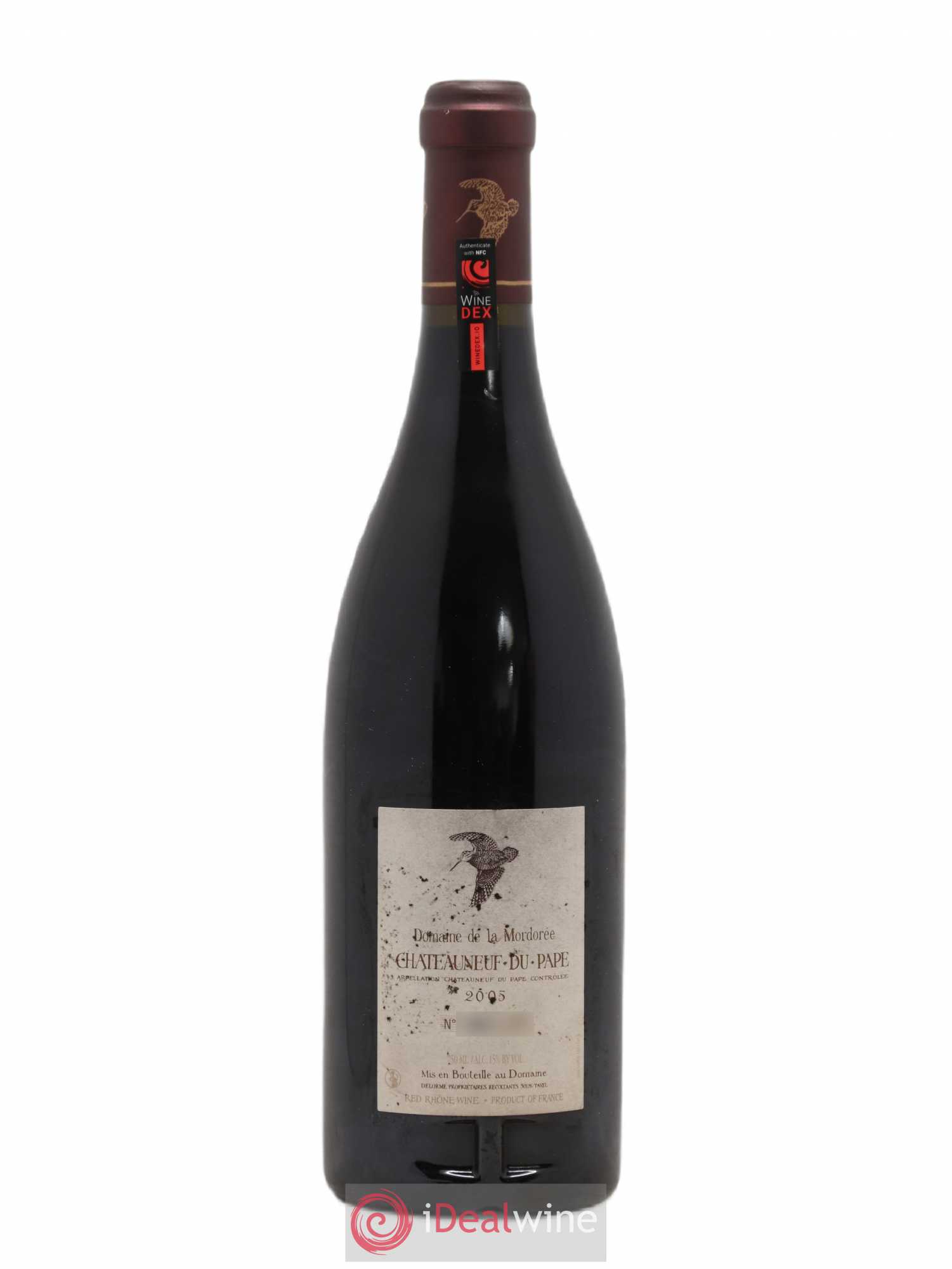 Châteauneuf-du-Pape La Plume du Peintre La Mordorée (Domaine de) 2005 - Lot de 1 bouteille - 1