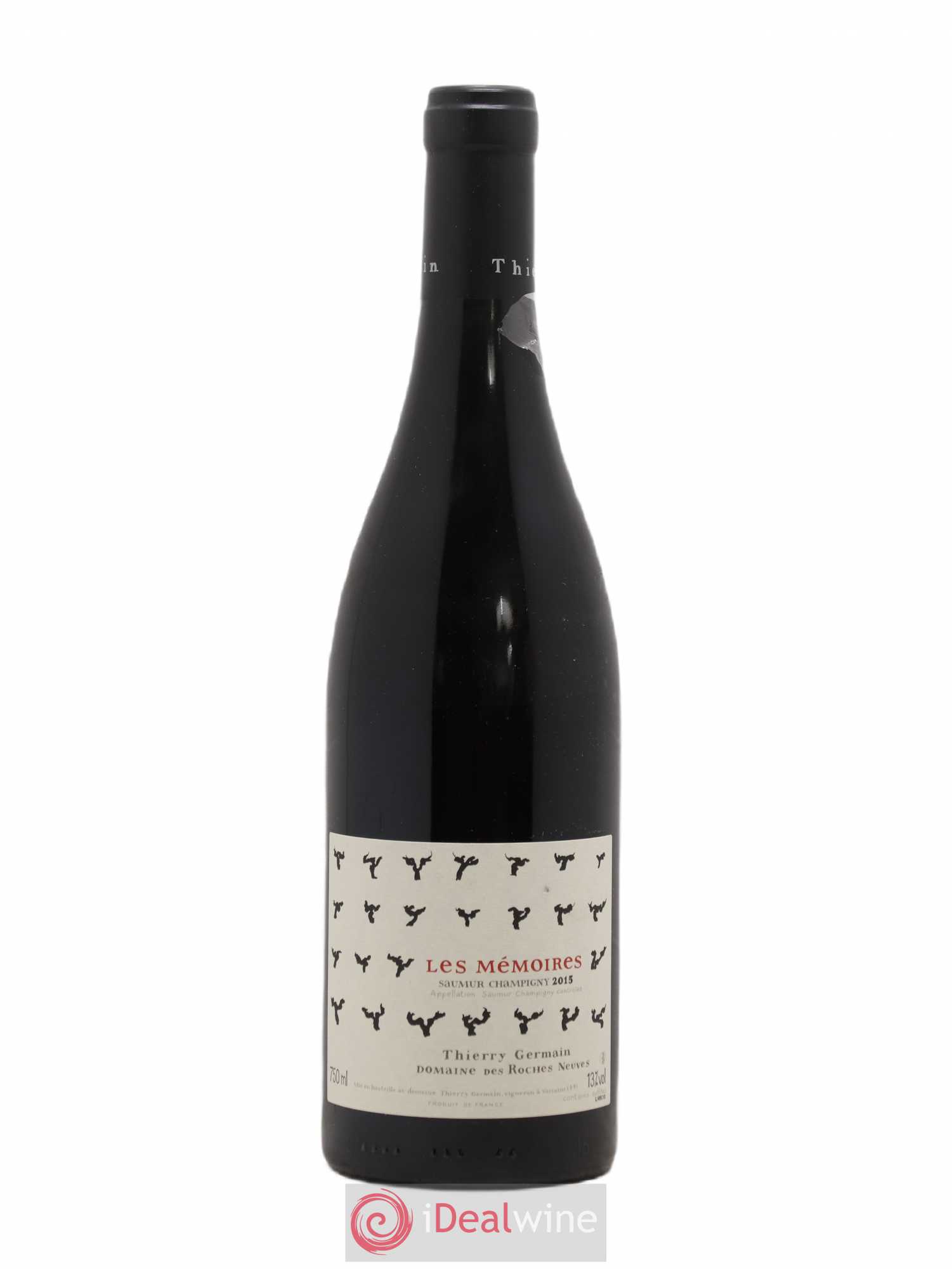 Saumur-Champigny Les Mémoires Domaine des Roches Neuves - Thierry Germain 2015 - Lot de 1 bouteille - 0