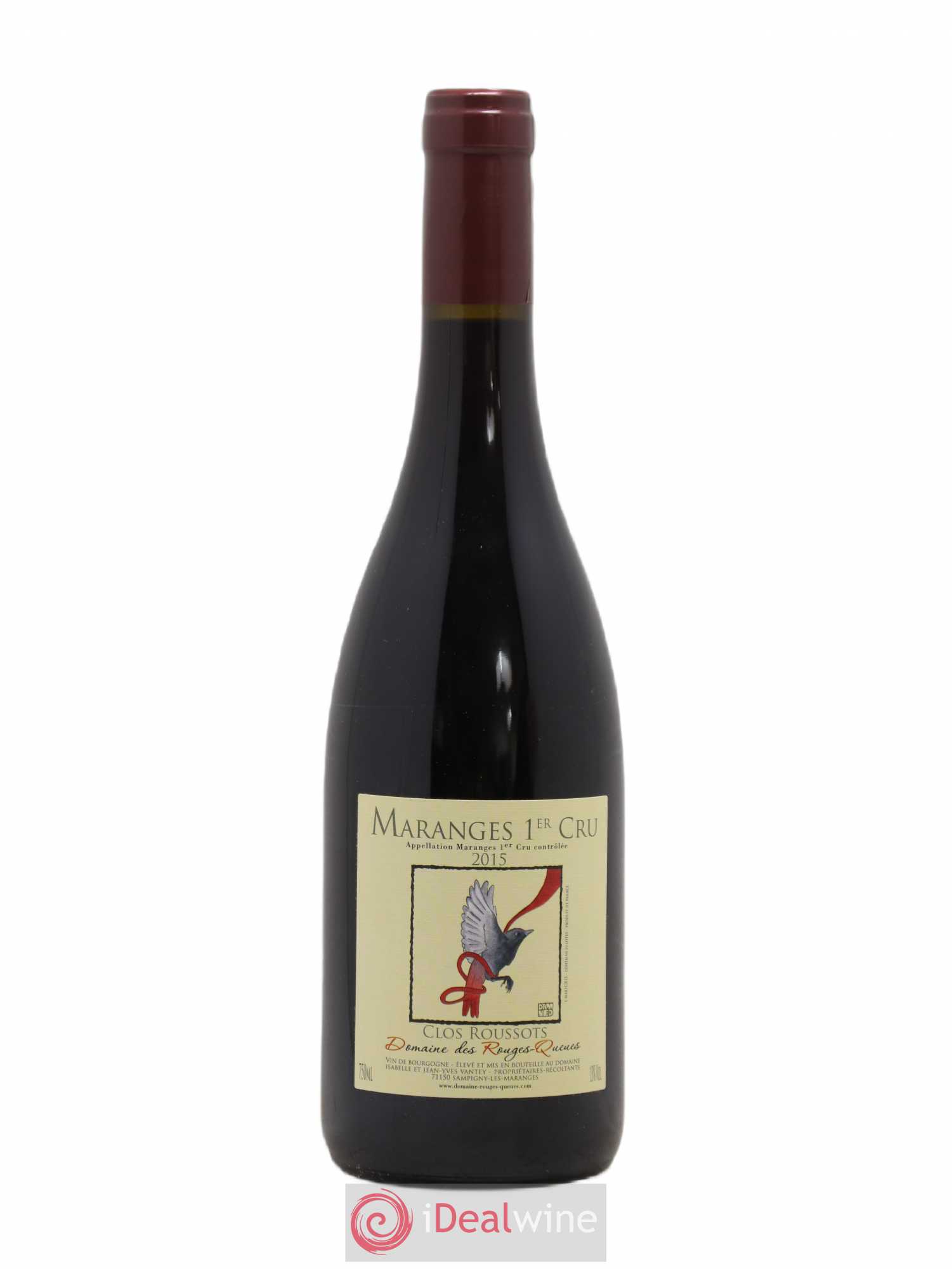 Maranges 1er Cru Clos Roussots Domaine des Queues Rouges 2015 - Lot de 1 bouteille - 0