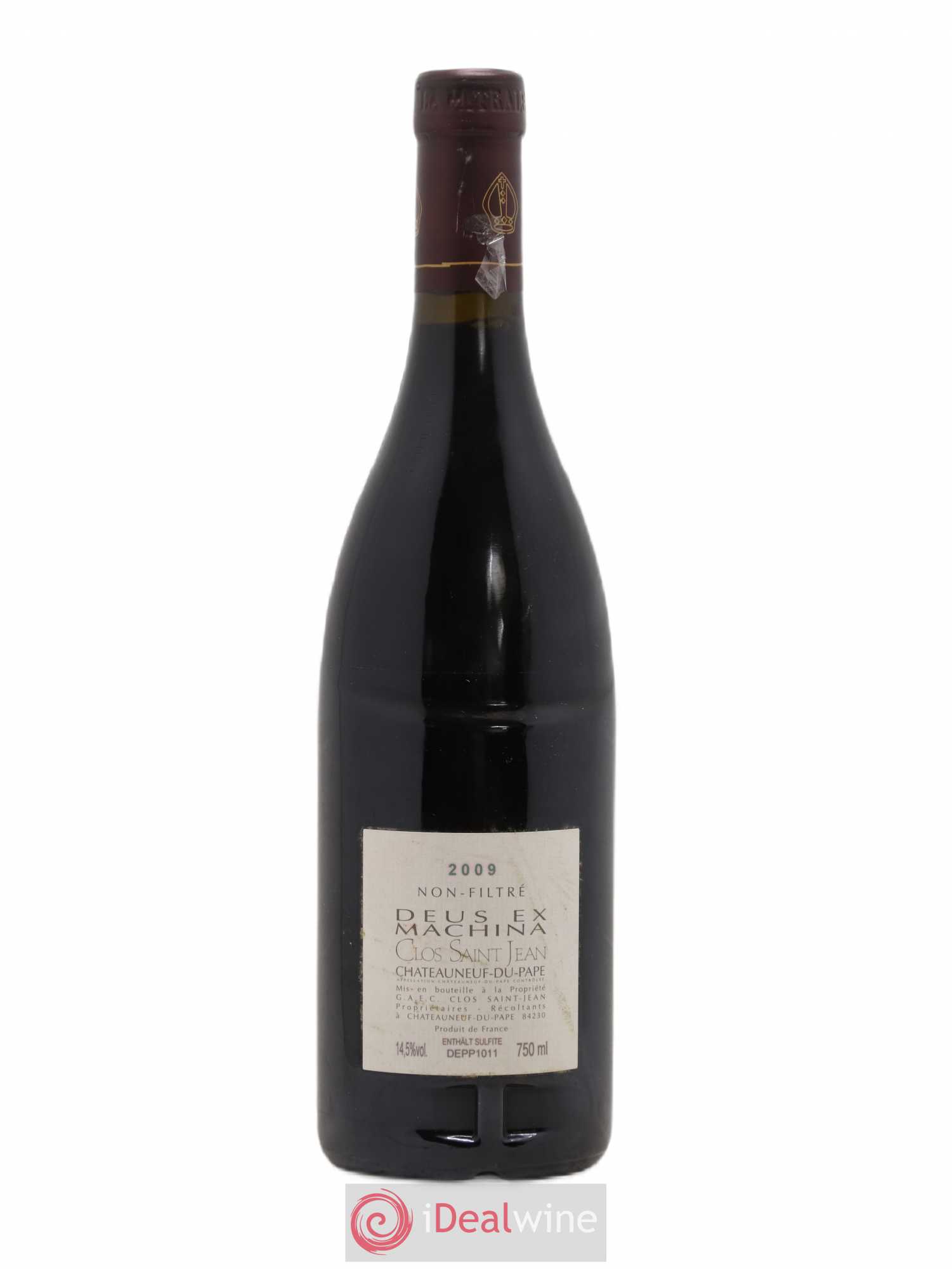 Châteauneuf-du-Pape Clos Saint-Jean Deus Ex Machina Pascal et Vincent Maurel 2009 - Lot de 1 bouteille - 1