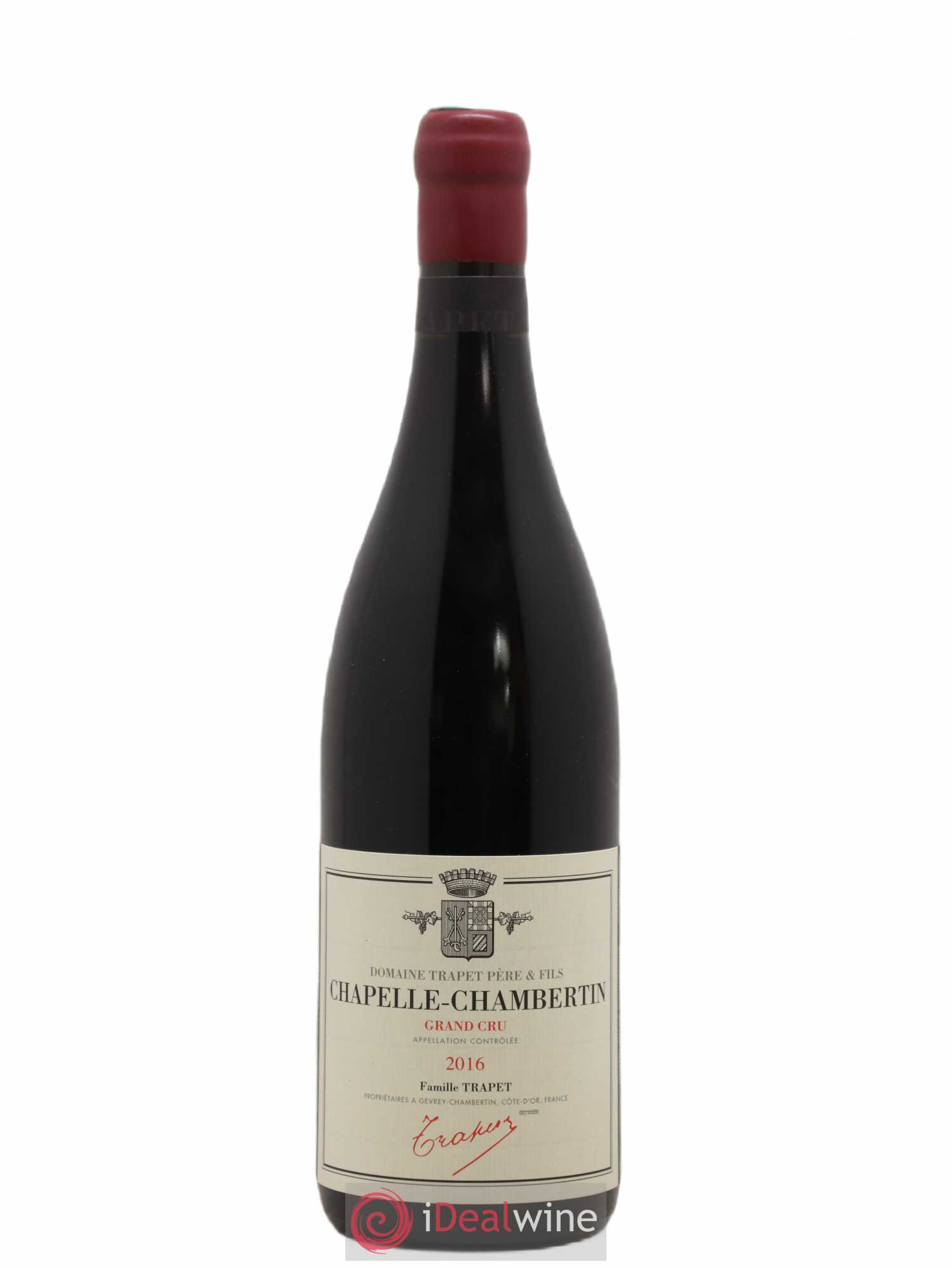 Chapelle-Chambertin Grand Cru Domaine Trapet 2016 - Lot de 1 bouteille - 0