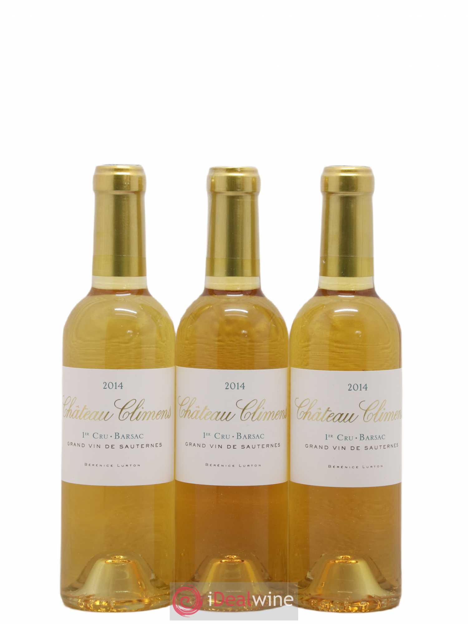 Château Climens 1er Grand Cru Classé 2014 - Posten von 3 Demi-Flaschen - 0