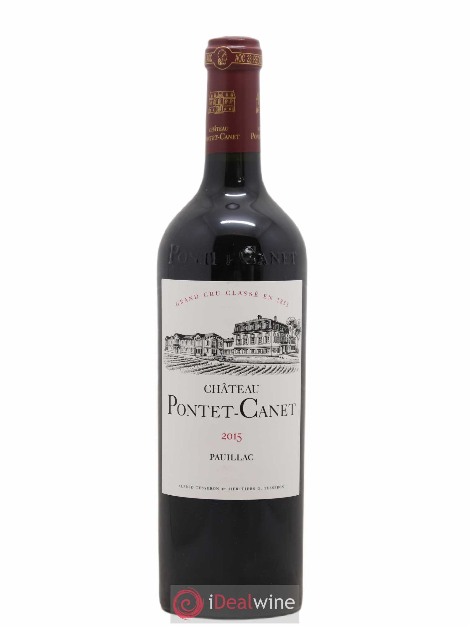 Château Pontet Canet 5ème Grand Cru Classé 2015 - Lot de 1 bouteille - 0
