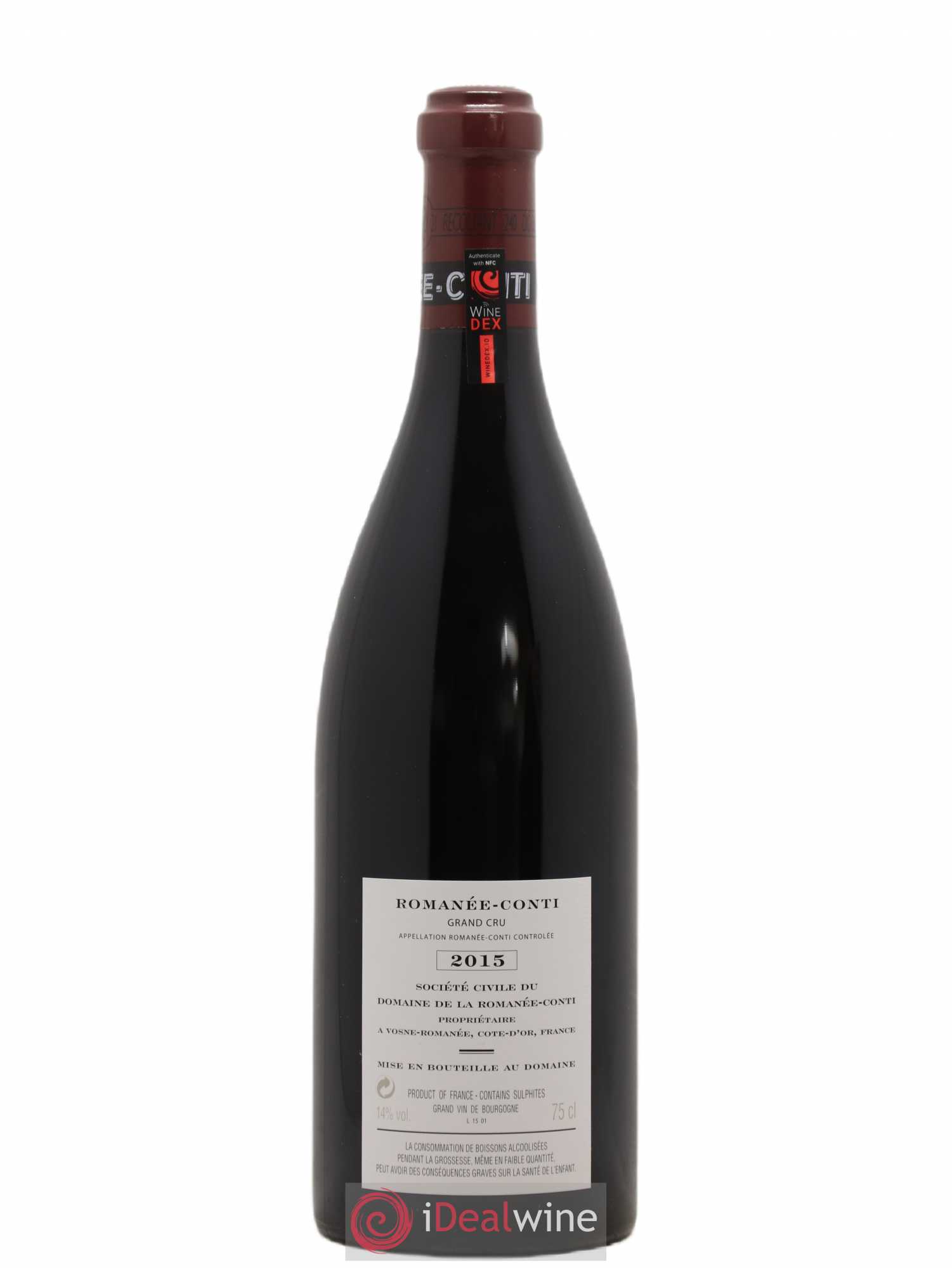 Romanée-Conti Grand Cru Domaine de la Romanée-Conti 2015 - Lot of 1 bottle - 1