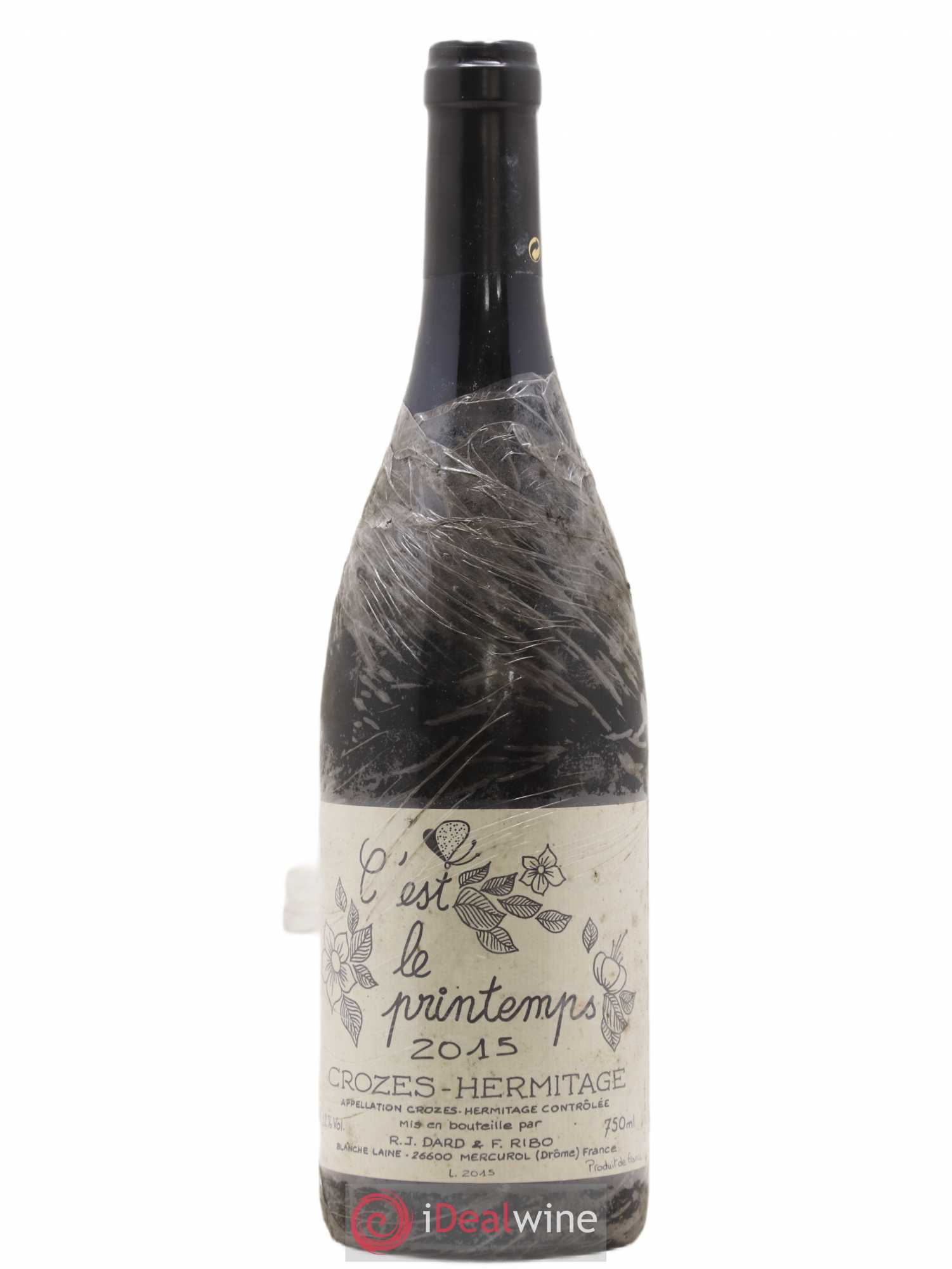 Crozes-Hermitage C'Est Le Printemps Domaine Dard Et Ribo 2015 - Posten von 1 Flasche - 0