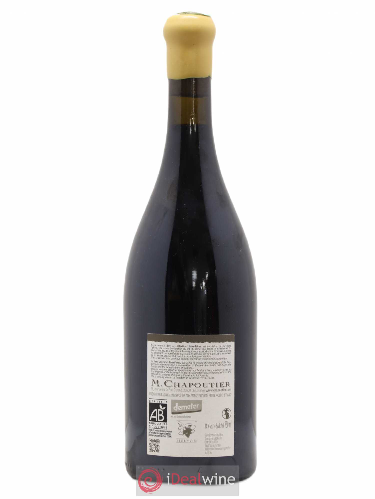 Hermitage Ermitage l'Ermite Chapoutier 2009 - Lot de 1 bouteille - 1