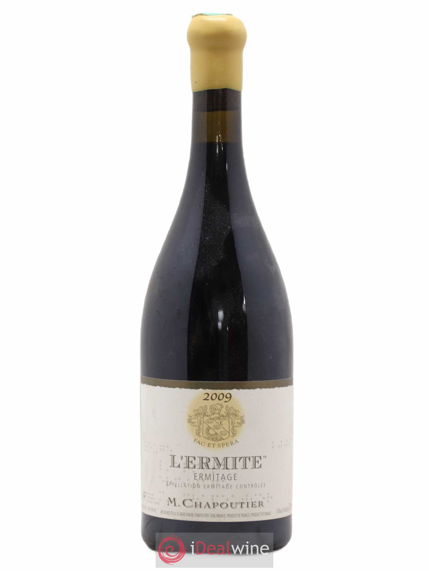 Hermitage Ermitage l'Ermite Chapoutier 2009 - Lot de 1 bouteille - 0