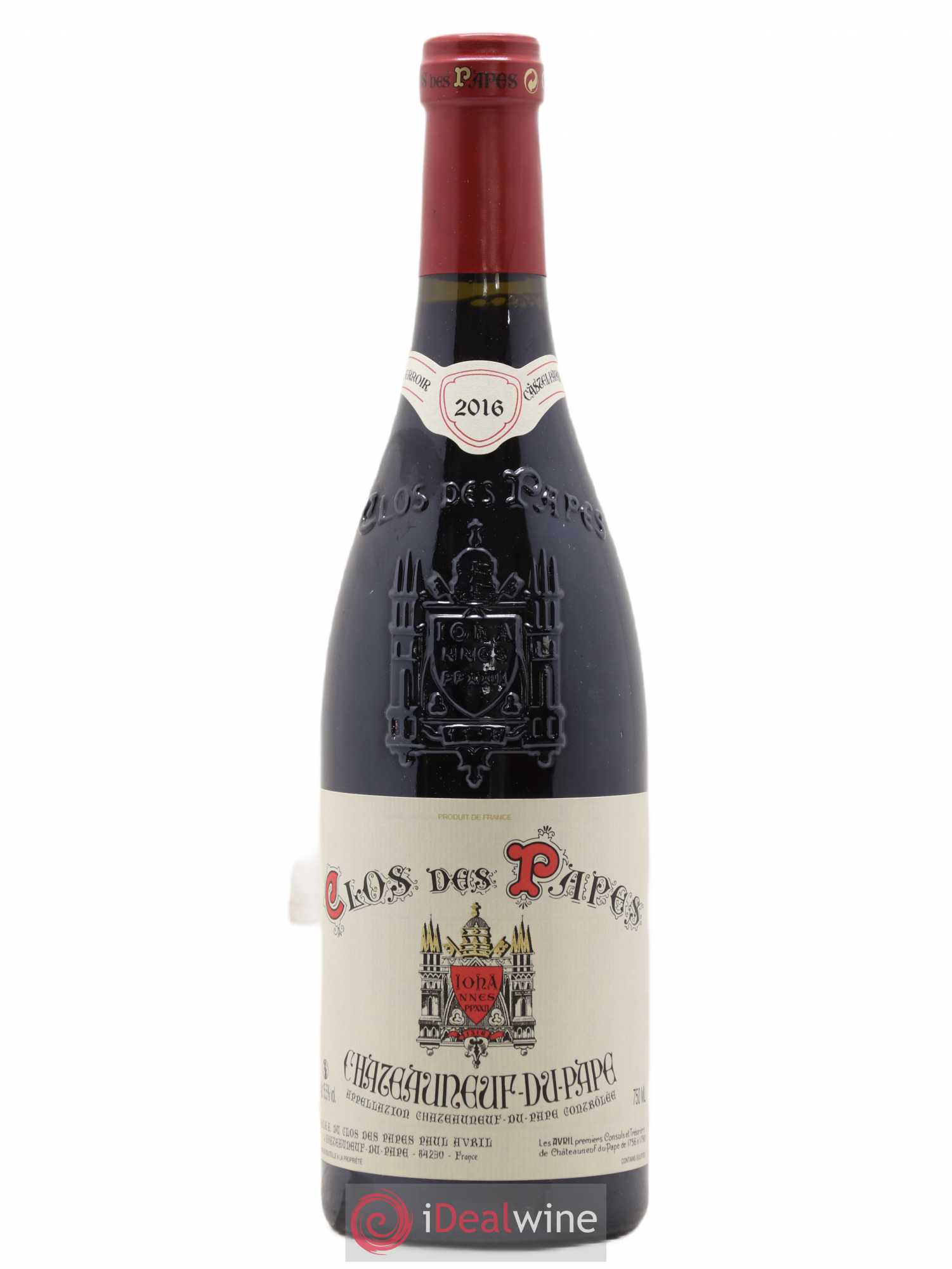 Châteauneuf-du-Pape Clos des Papes - Paul Avril 2016 - Lot de 1 bouteille - 0