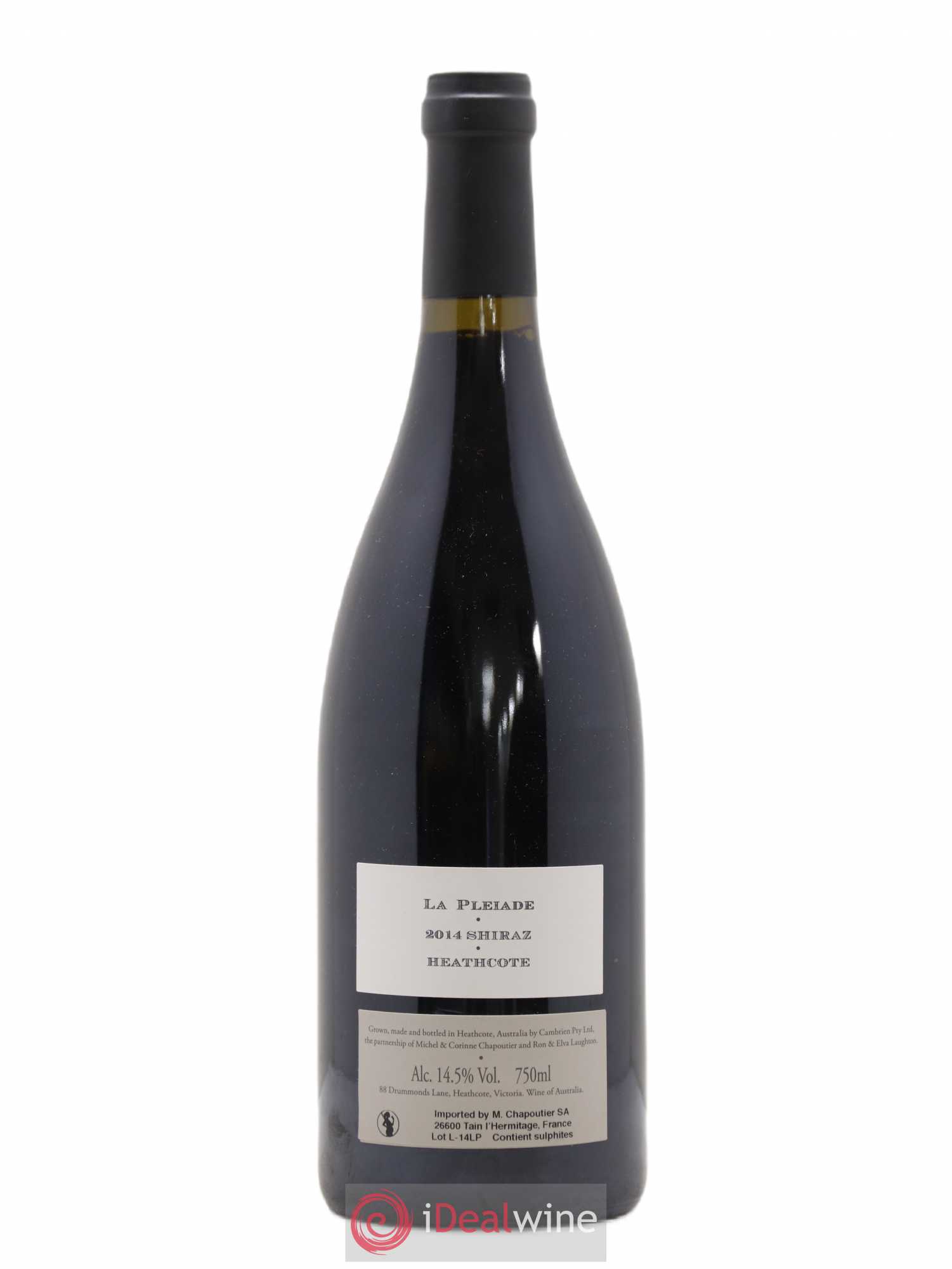Australie Cambrien La Pleiade Chapoutier 2014 - Lot de 1 bouteille - 1