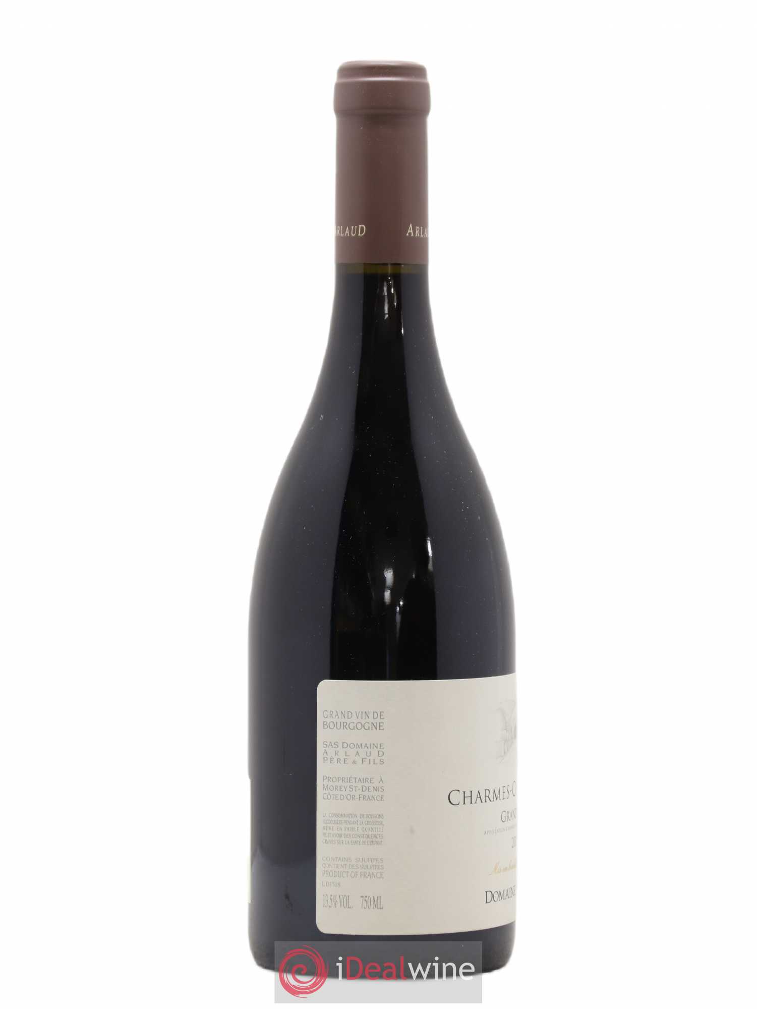 Charmes-Chambertin Grand Cru Arlaud 2015 - Lot de 1 bouteille - 1