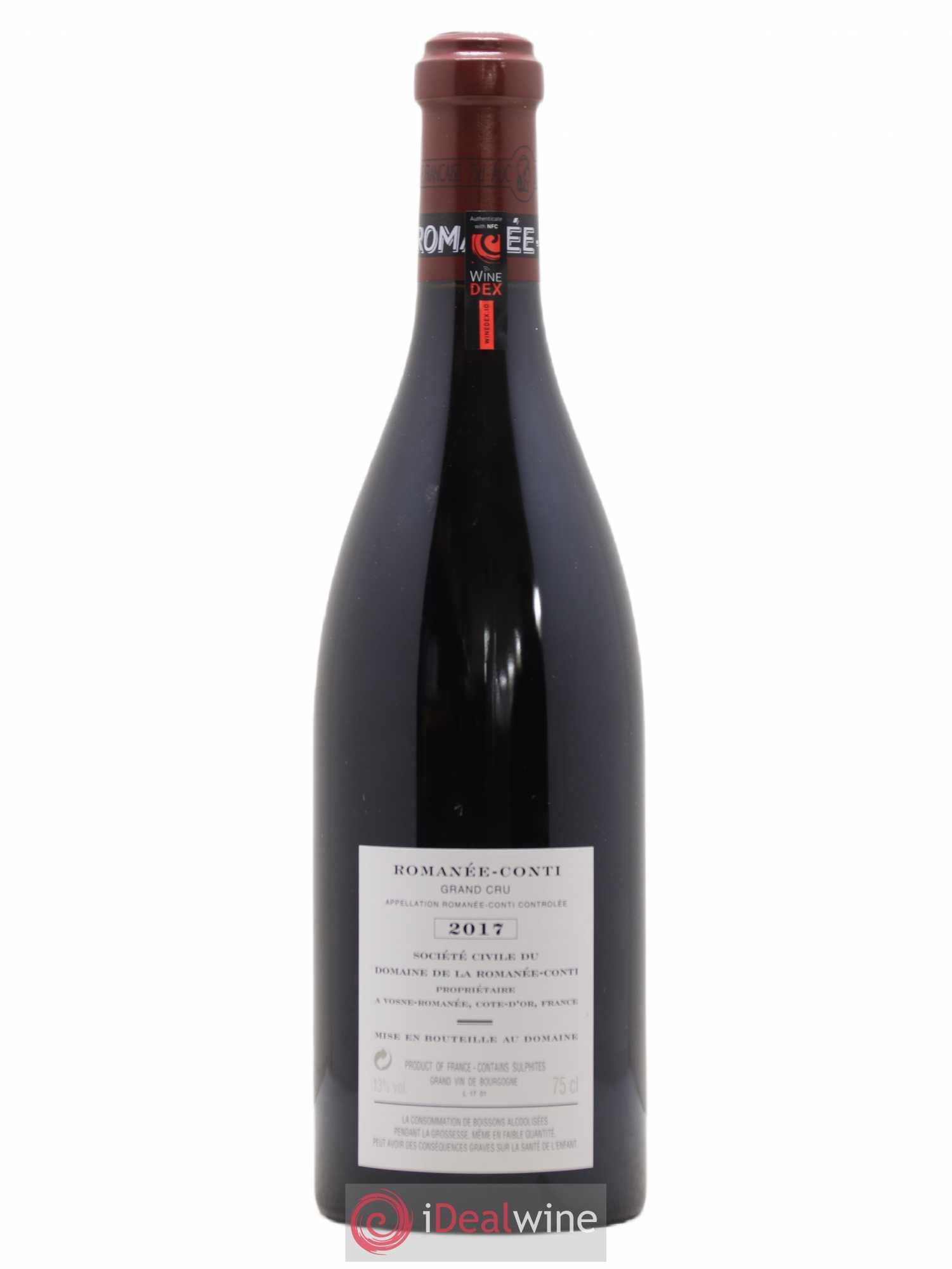 Romanée-Conti Grand Cru Domaine de la Romanée-Conti 2017 - Lot de 1 bouteille - 1