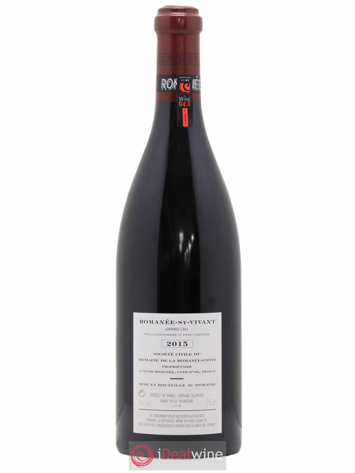 Romanée-Saint-Vivant Grand Cru Domaine de la Romanée-Conti 2015 - Lot de 1 bouteille - 1