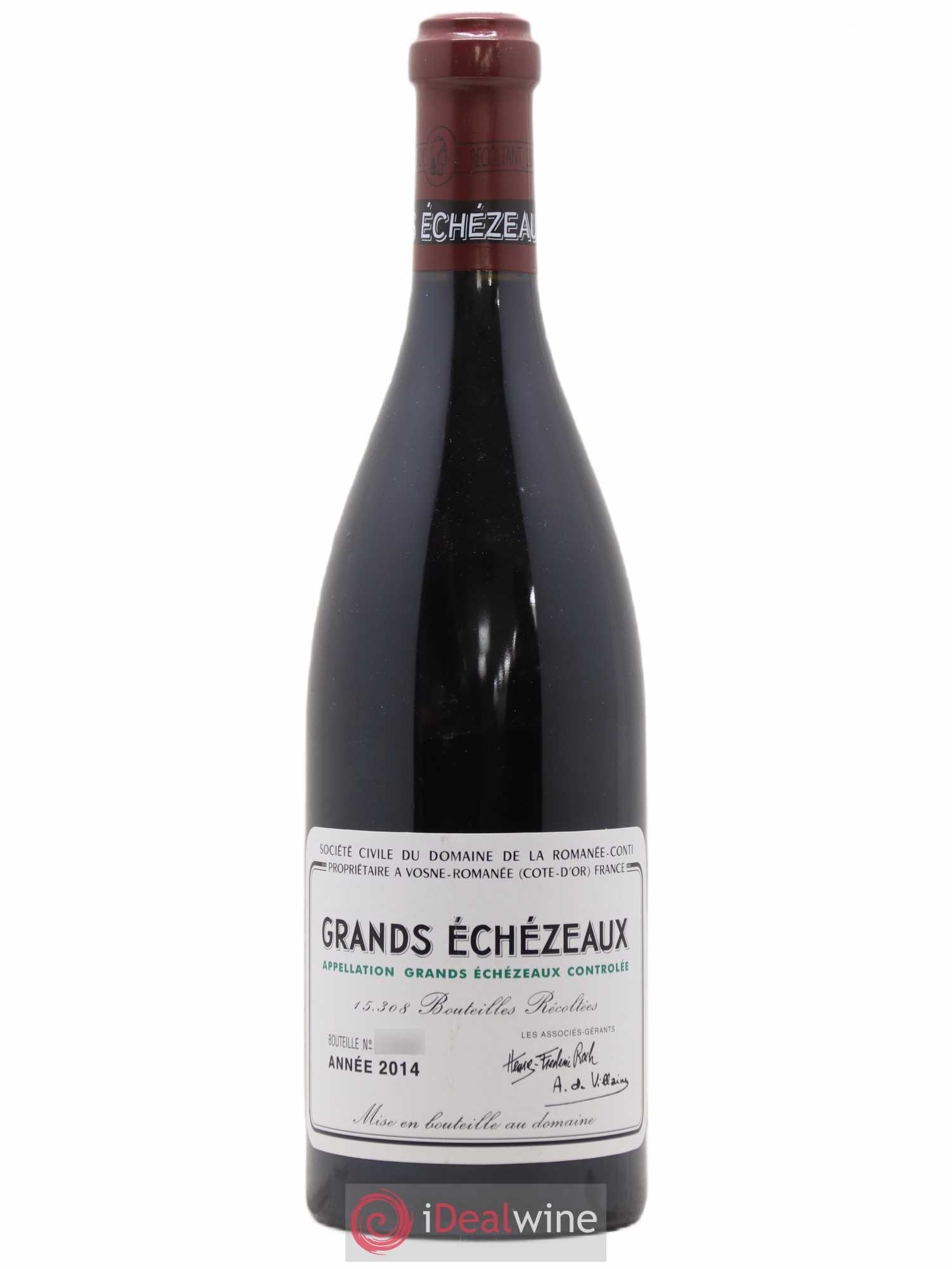 Grands-Echezeaux Grand Cru Domaine de la Romanée-Conti 2014 - Lot de 1 bouteille - 0