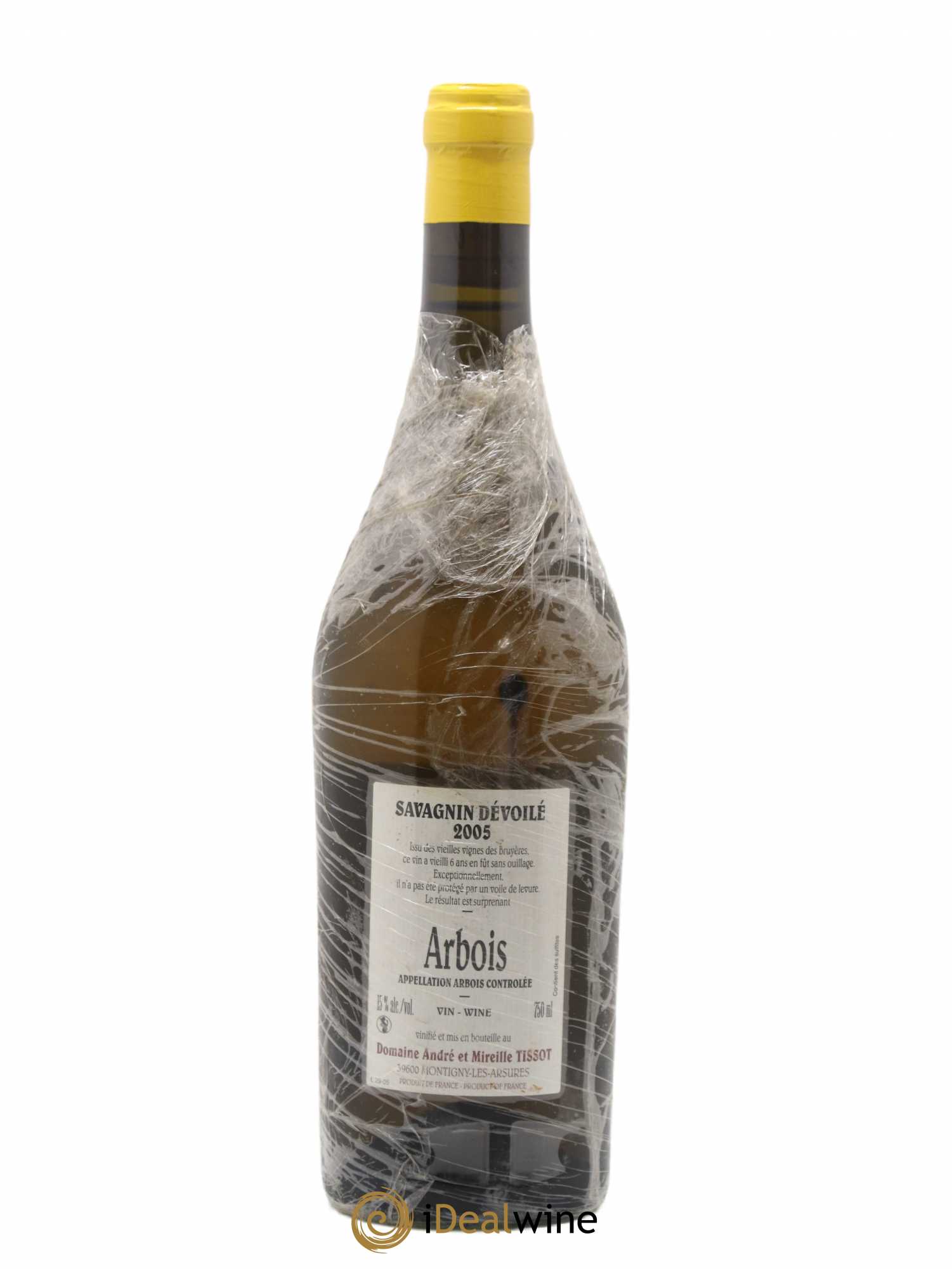 Arbois Savagnin Bénédicte et Stéphane Tissot 2005 - Lot de 1 bouteille - 1