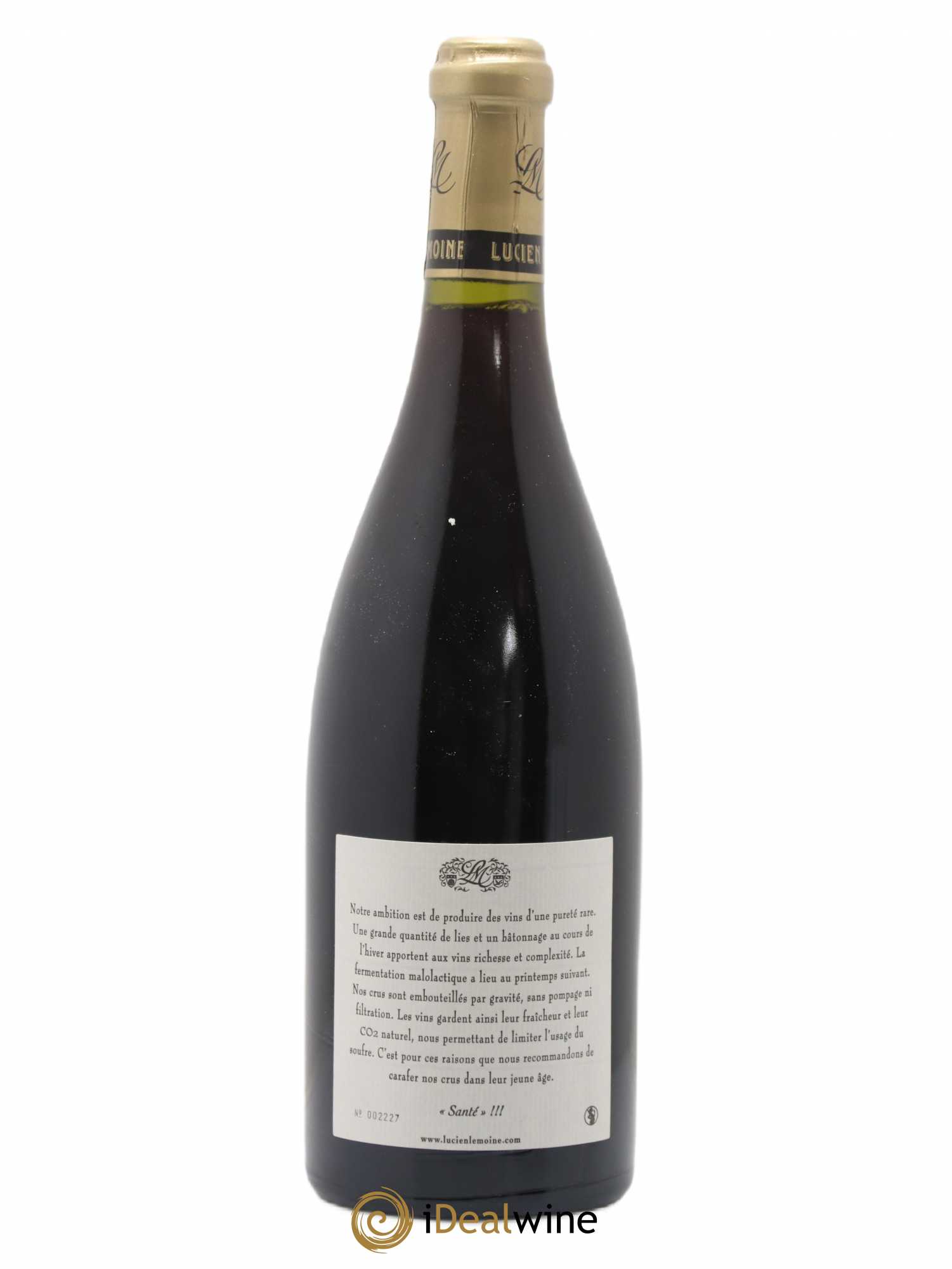 Clos Saint-Denis Grand Cru Lucien Le Moine 2008 - Lot de 1 bouteille - 1