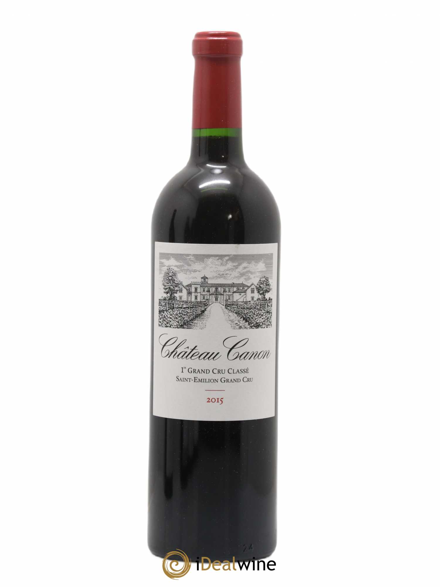 Château Canon 1er Grand Cru Classé B 2015 - Lot de 1 bouteille - 0