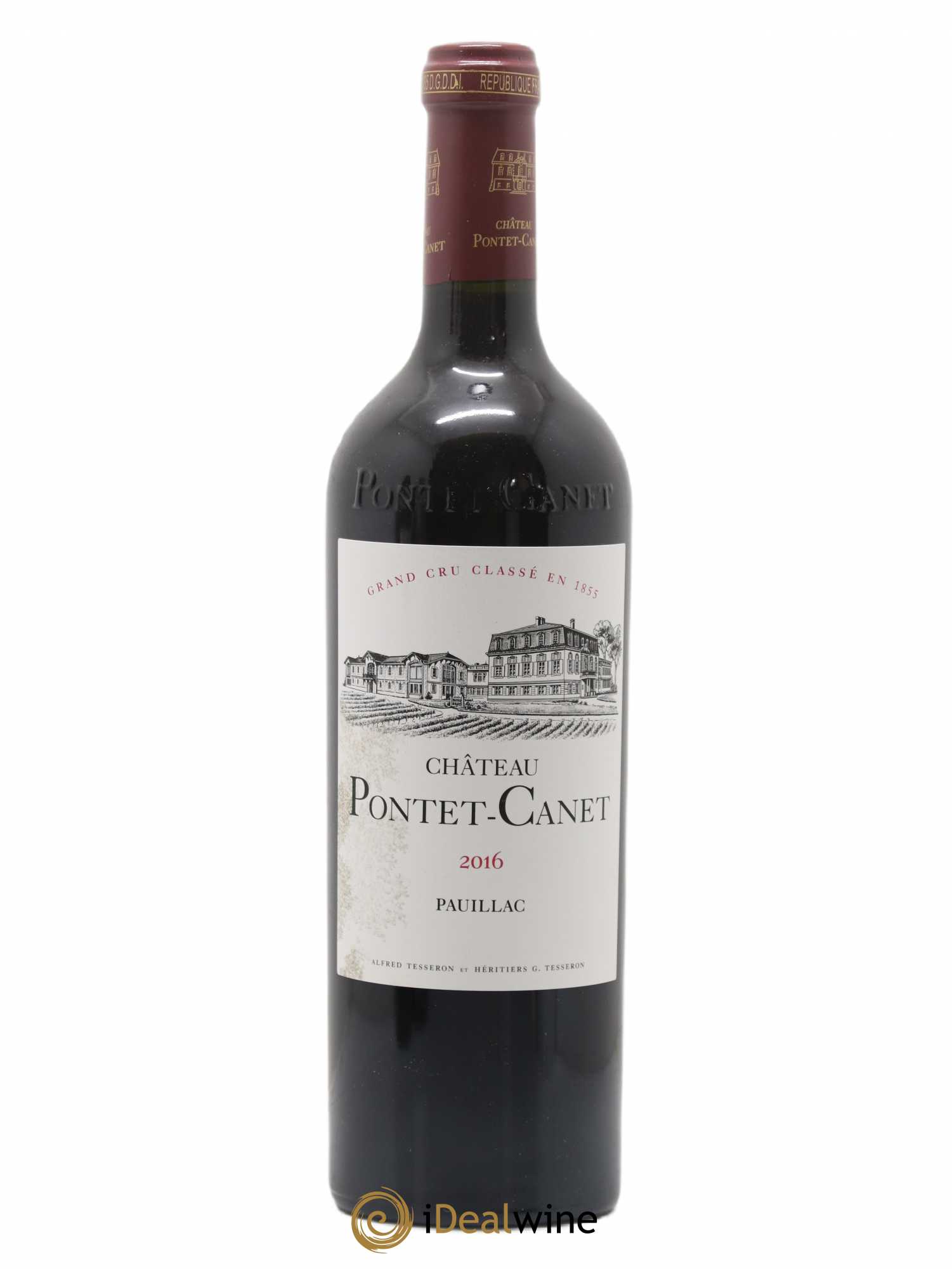Château Pontet Canet 5ème Grand Cru Classé 2016 - Lot de 1 bouteille - 0