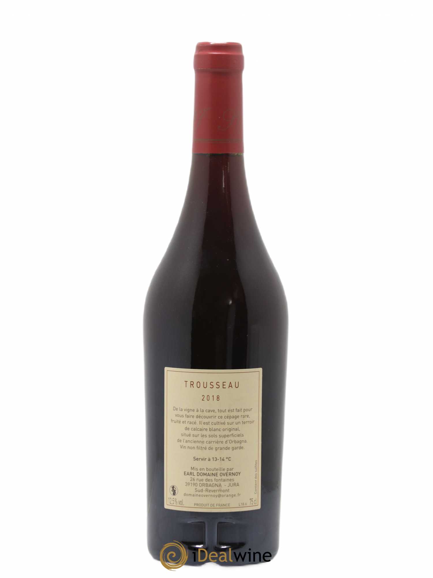 Côtes du Jura Trousseau Guillaume Overnoy 2018 - Lot de 1 bouteille - 1
