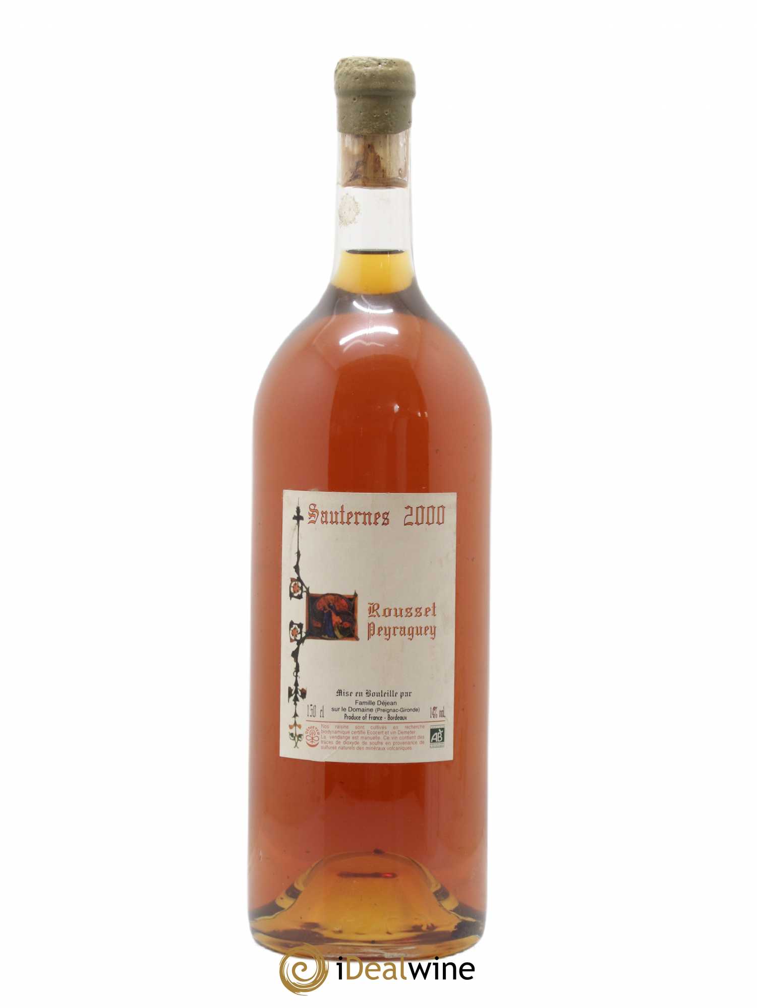 Rousset Peyraguey 2000 - Posten von 1 Magnum - 0