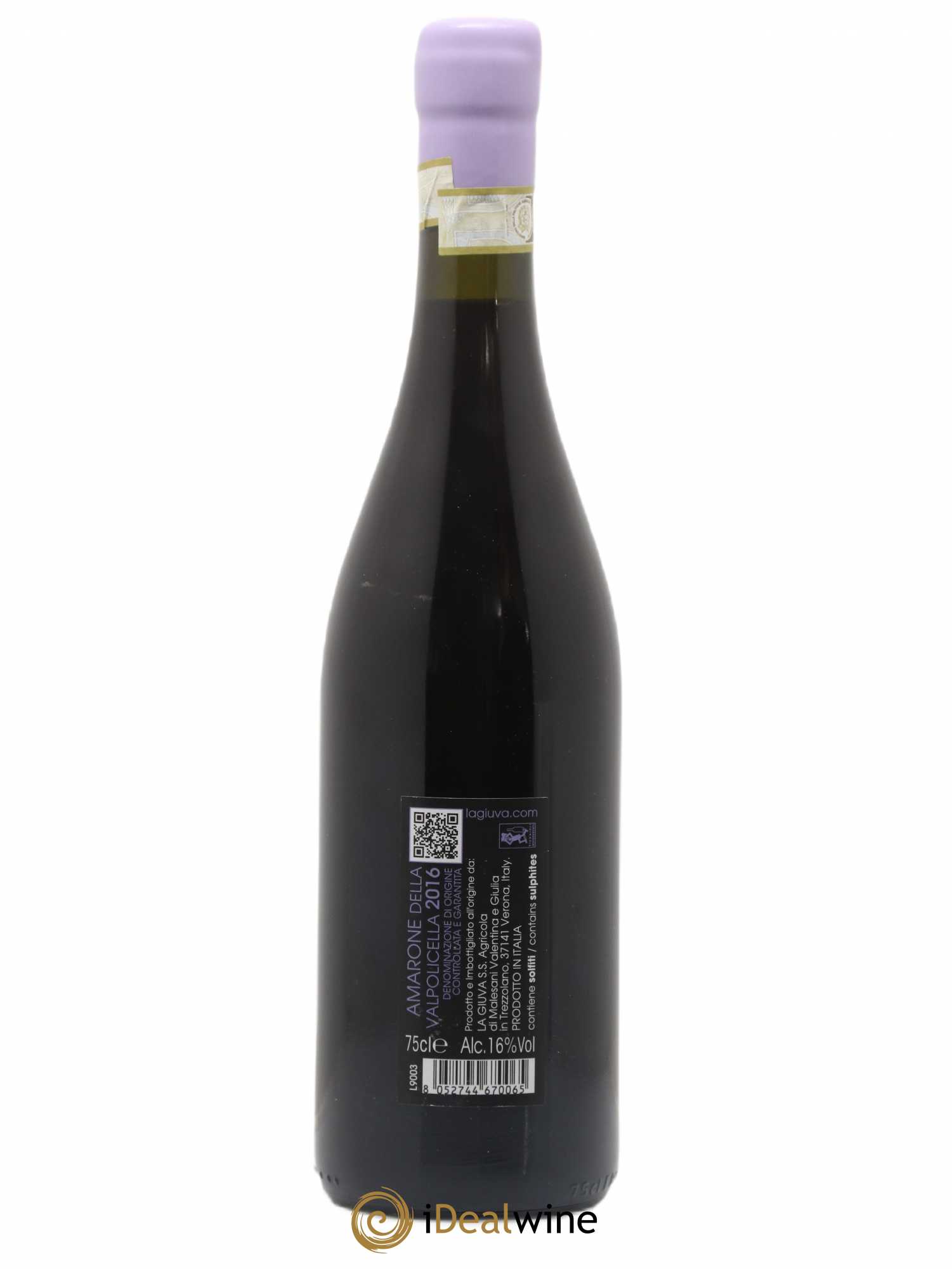 Amarone della Valpolicella DOC La Giuva 2016 - Lot de 1 bouteille - 1