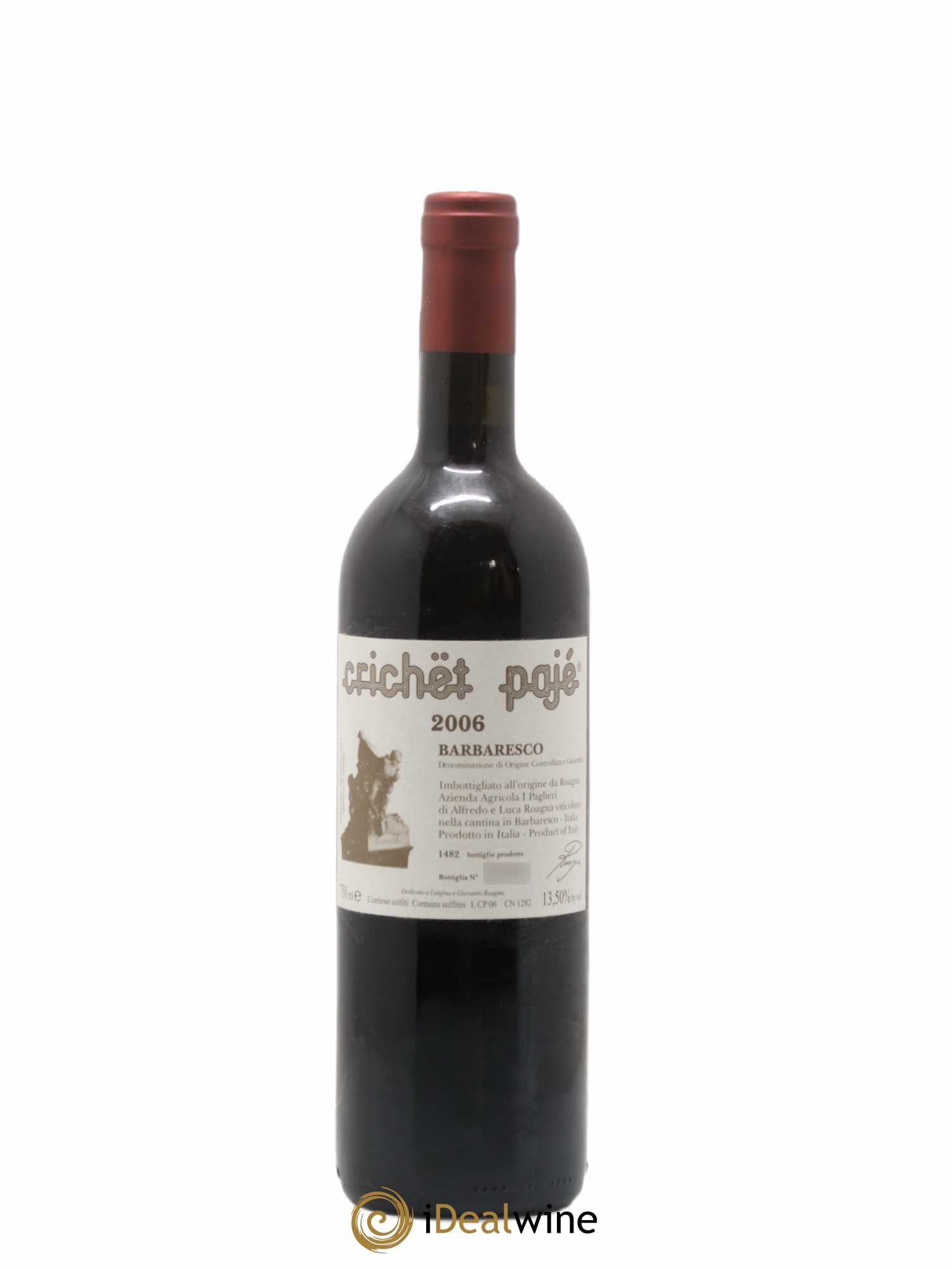 Barbaresco DOCG Crichet Pajé Roagna 2006 - Lot de 1 bouteille - 0