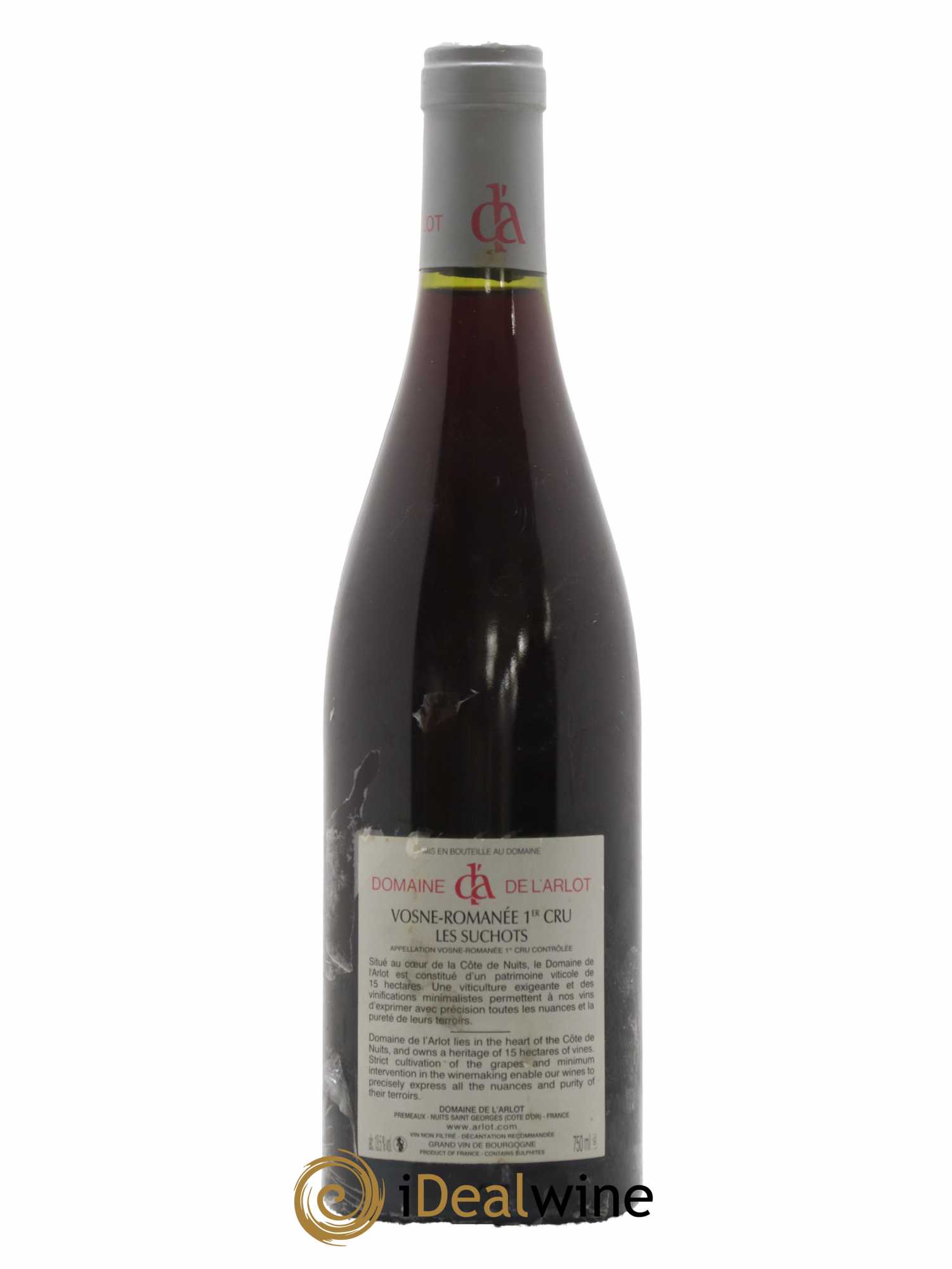 Vosne-Romanée 1er Cru Les Suchots Domaine de l'Arlot 2012 - Lot de 1 bouteille - 1