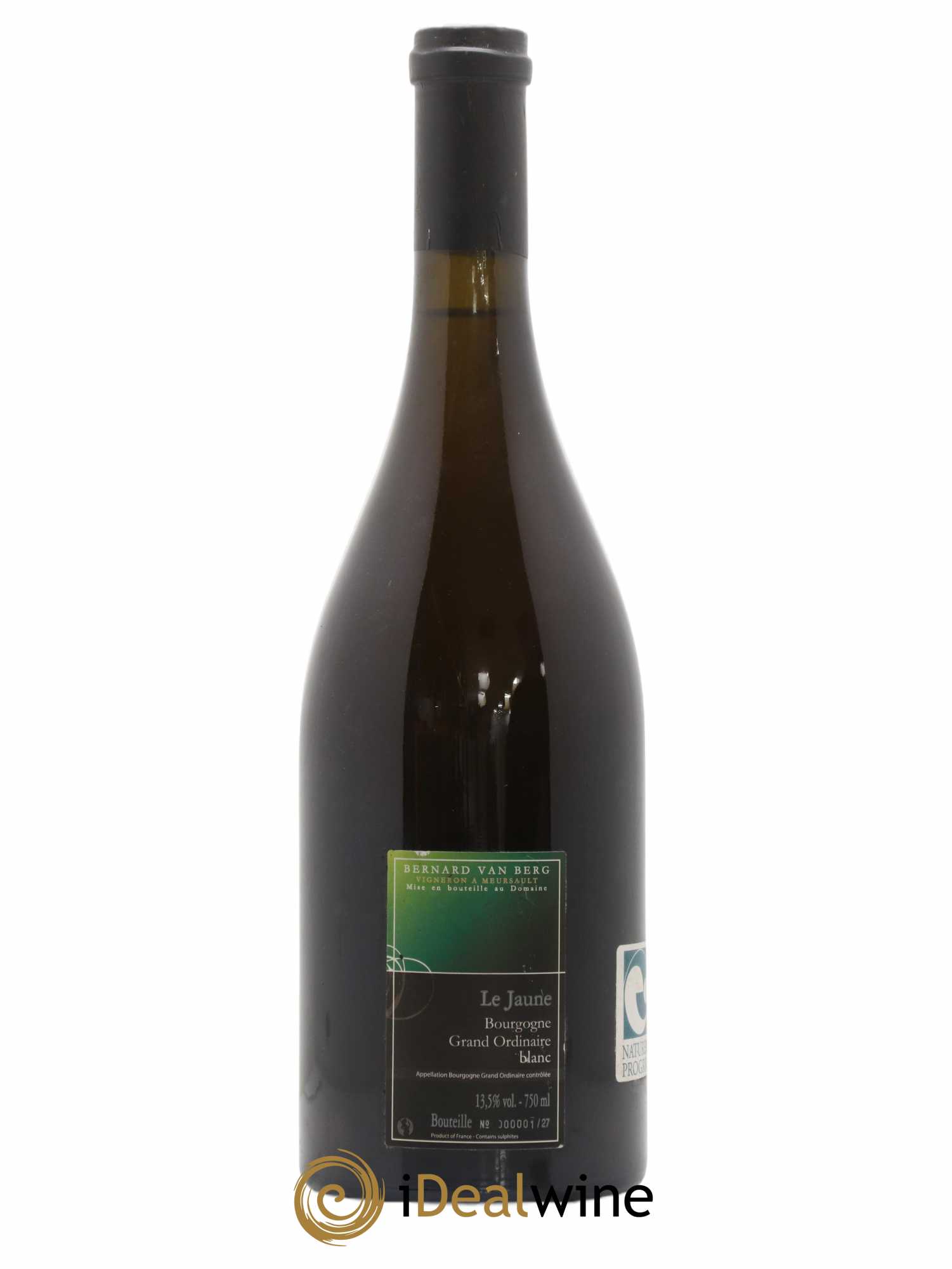 Bourgogne Grand Ordinaire Le Jaune N°1/27 Domaine Van Berg 2004 - Posten von 1 Flasche - 1